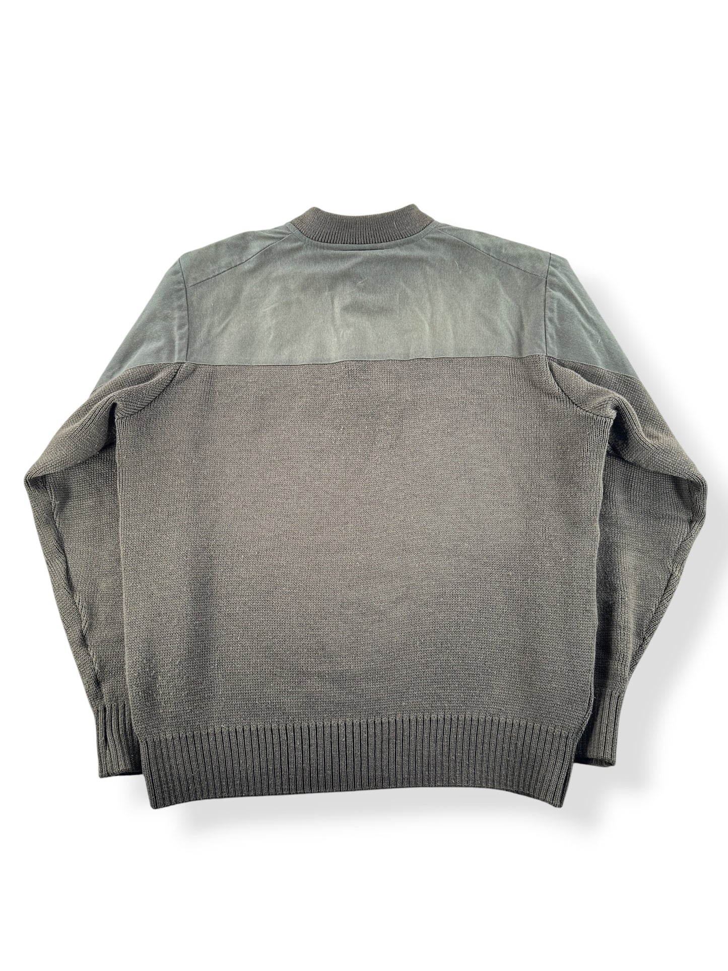 Back of Filson Henley Guide Sweater SZ L