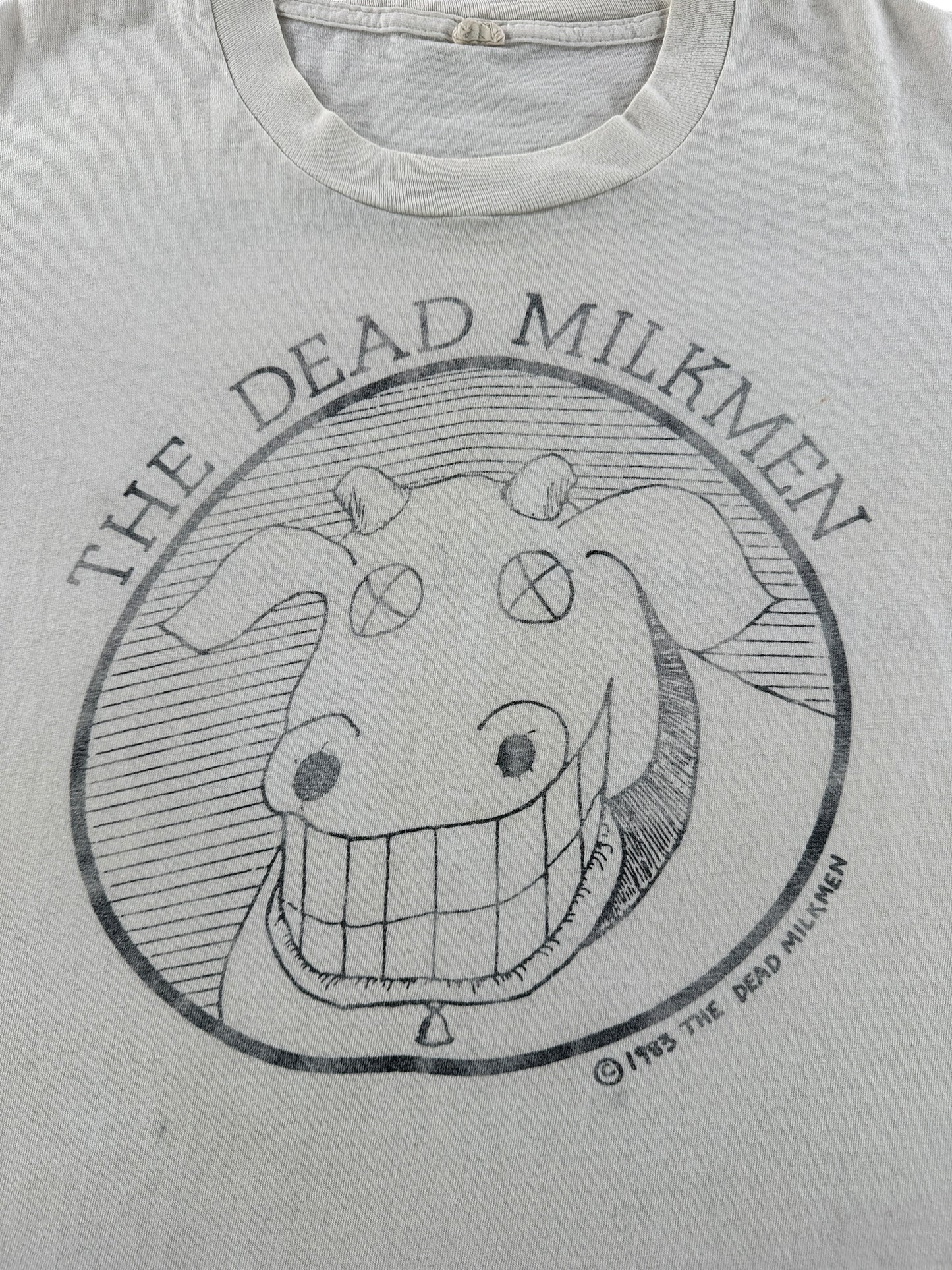 Graphic of Vintage Dead Milkmen Metaphysical Graffiti Tee SZ L