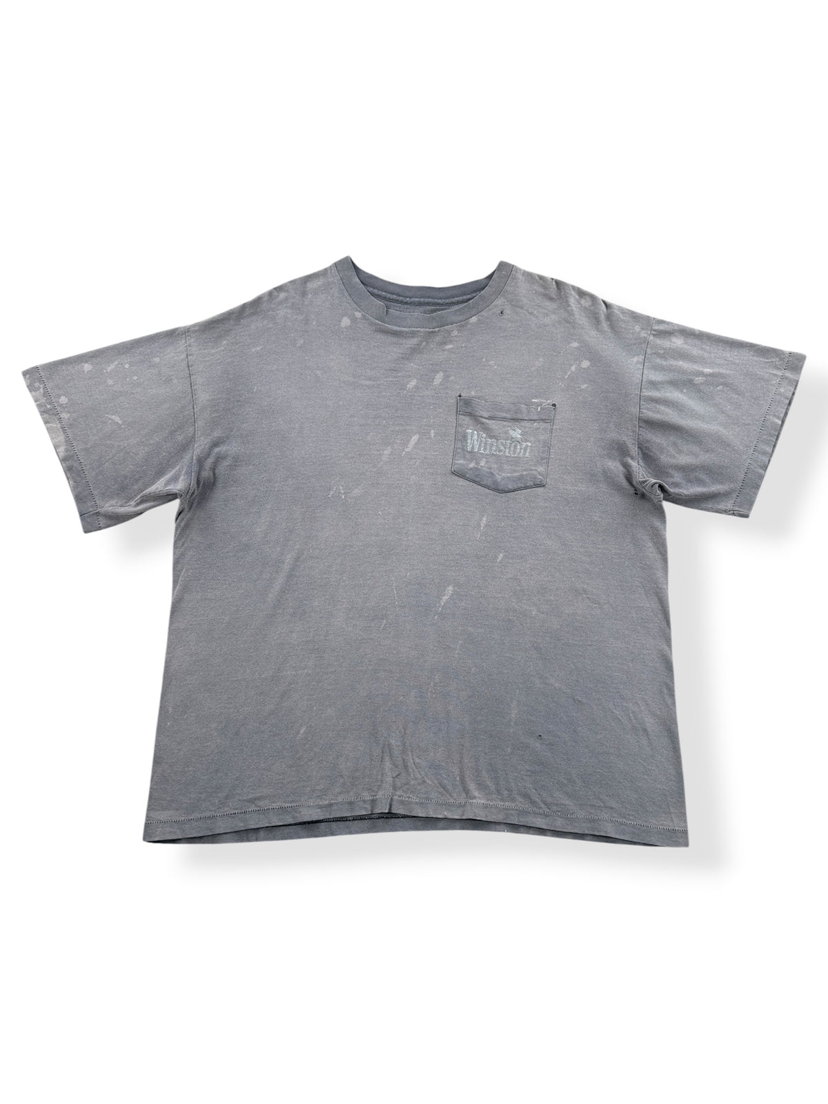 Front of Vintage Smoked Out Winston Pocket Tee SZ XL