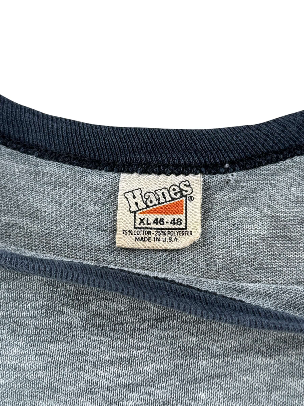 Tag on Vintage All American Drinking Team Ringer Tee SZ XL