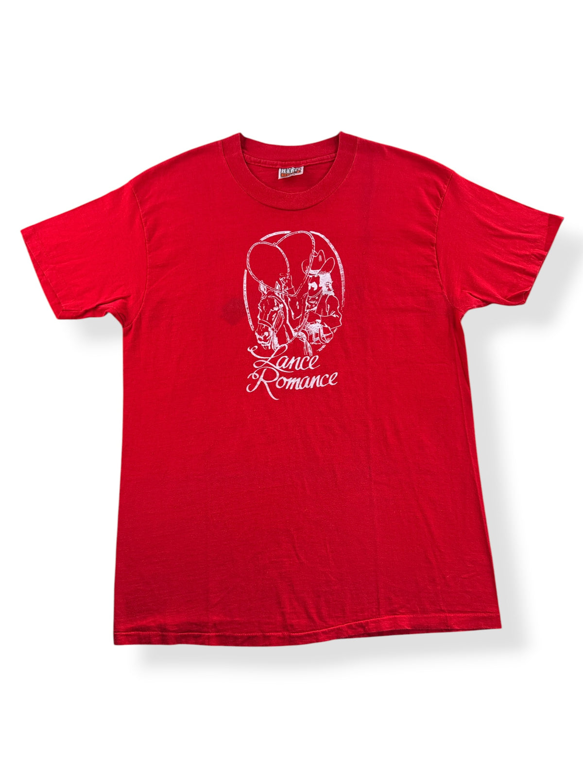 Front of Vintage Lance Romance Band Tee SZ XL (Fits L) - AS IS