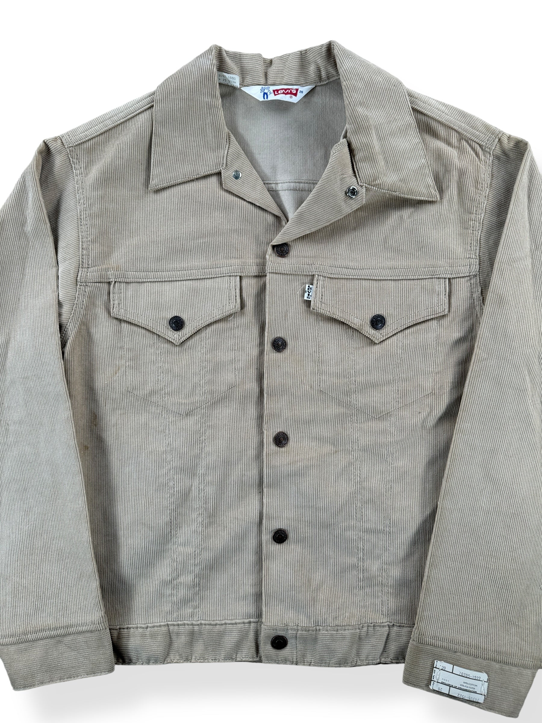 Vintage NOS Corduroy Womens Levis 70705-1522 Jacket SZ 20 – The
