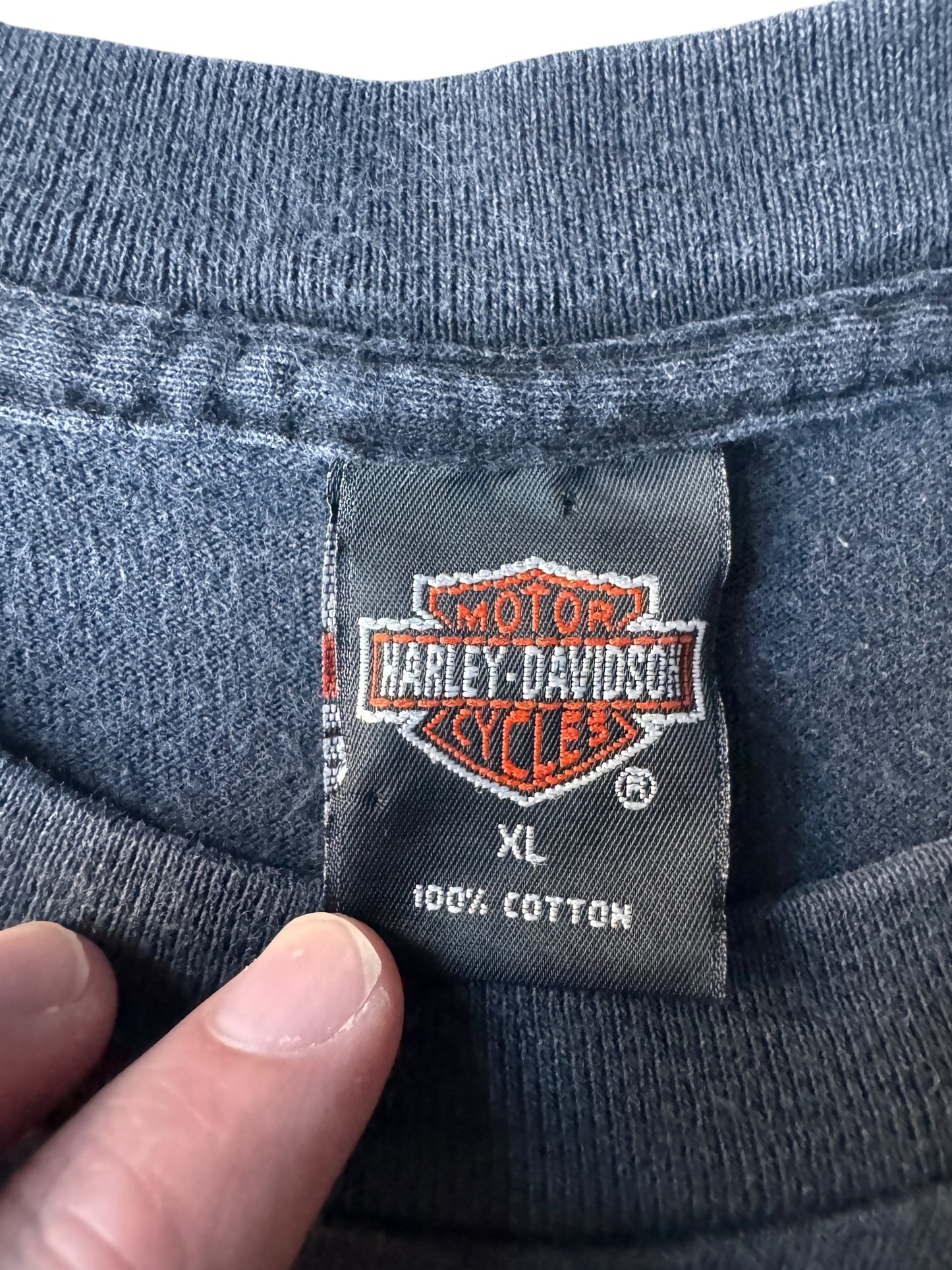 Tag on Vintage Harley Davidson House of Harley Anchorage Tee SZ XL