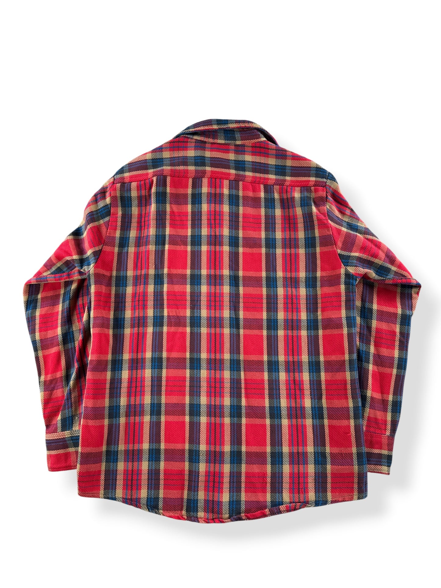 Back of Vintage Ely Cotton Flannel SZ S/M