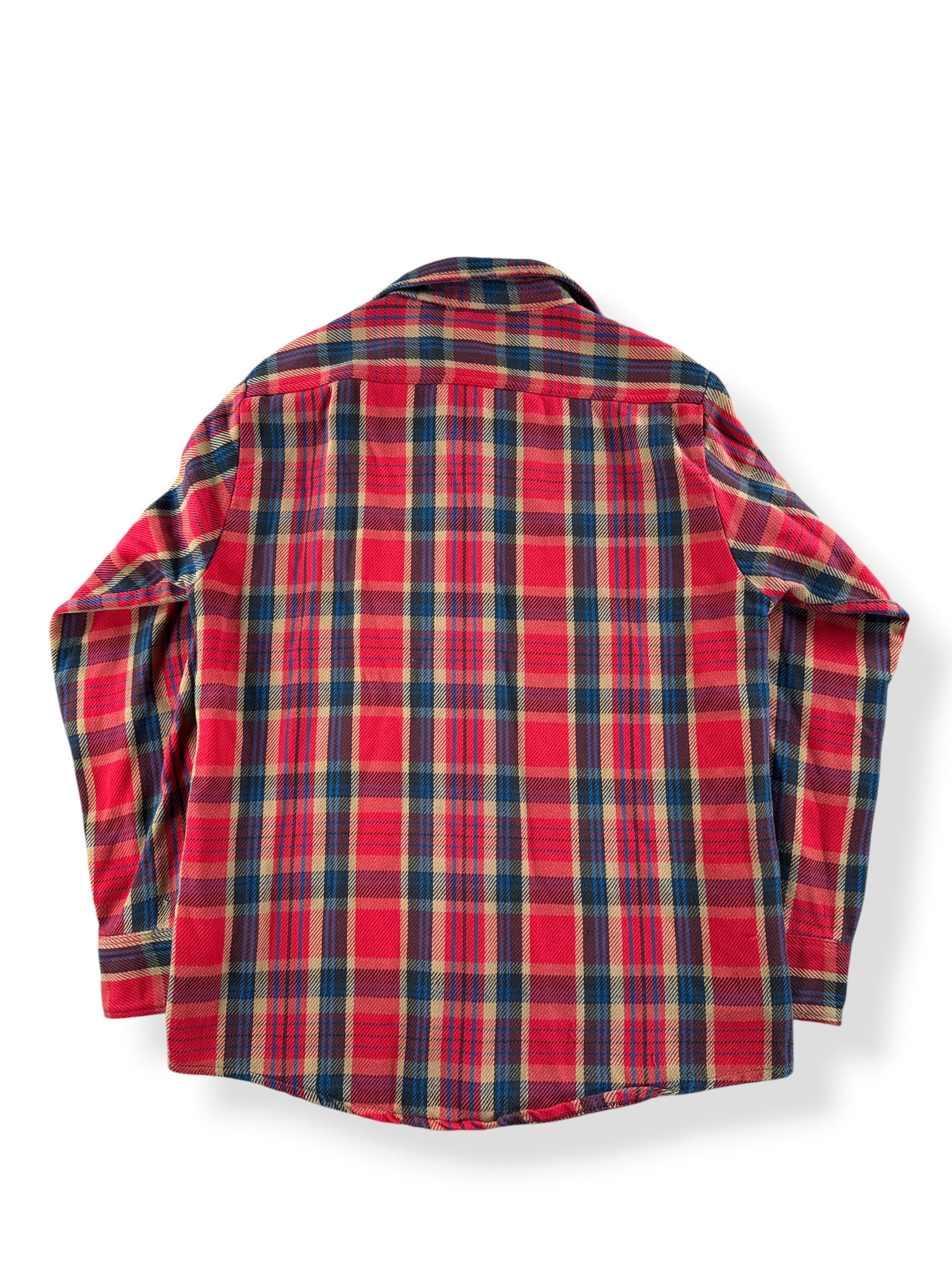 Back of Vintage Ely Cotton Flannel SZ S/M