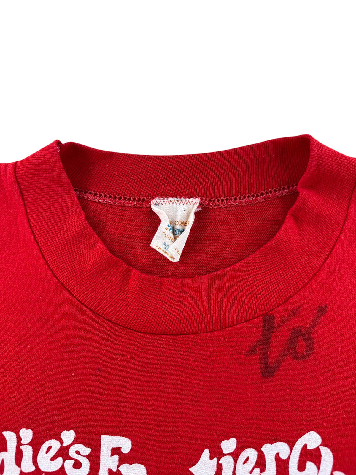Collar on Vintage Alaska Brothel Tee SZ XL (Fits L)