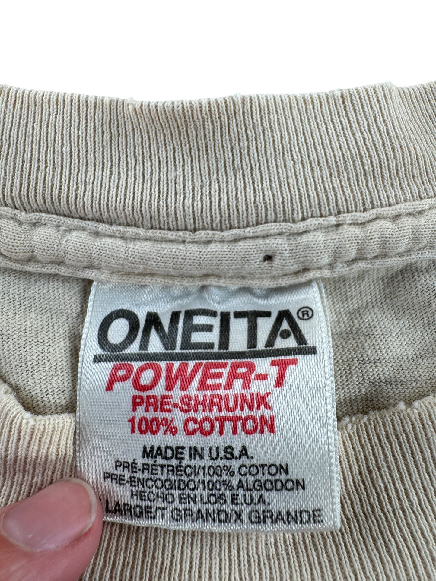 Tag on Vintage Distressed 1996 Further Festival Tee SZ XL
