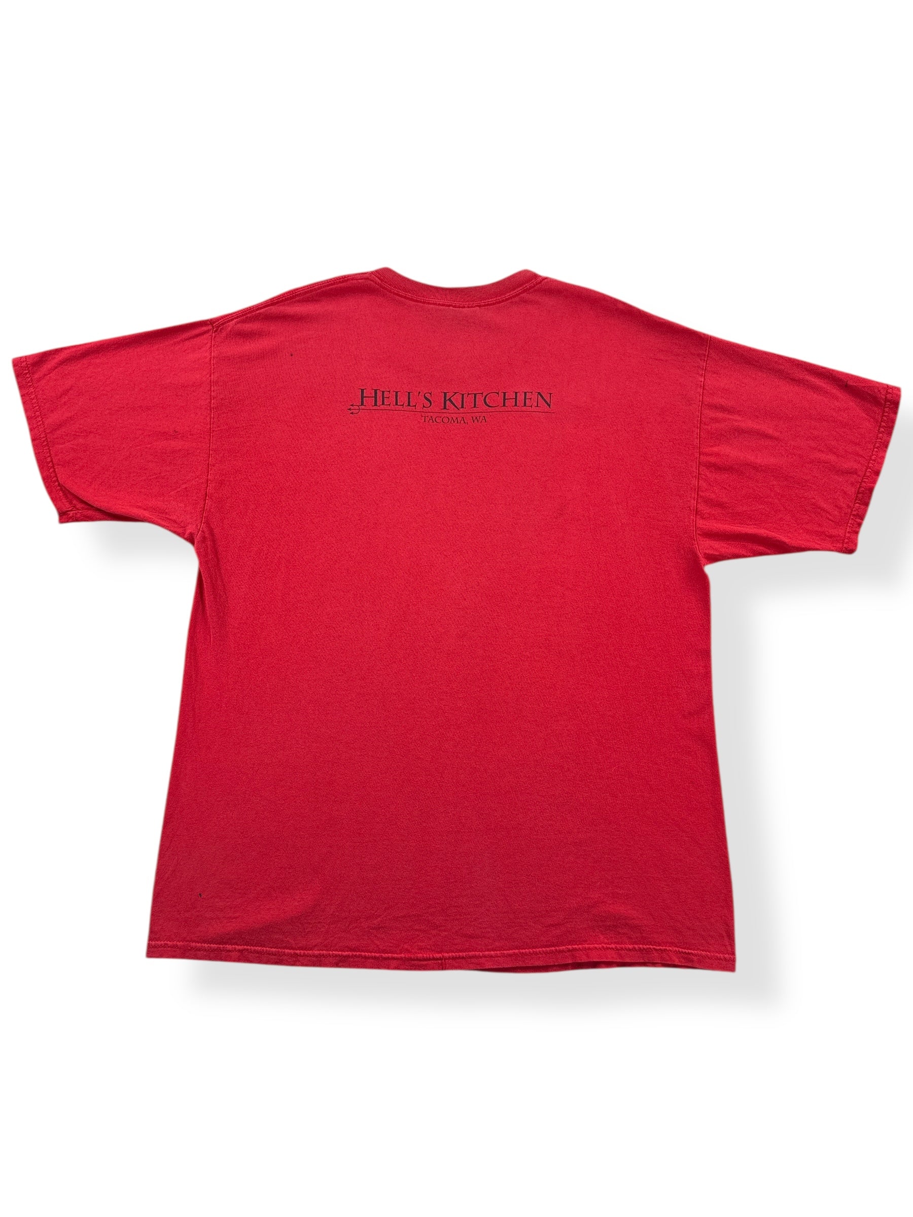Back of Vintage What Would GG Allin Do Hells Kitchen Tacoma Tee SZ XL
