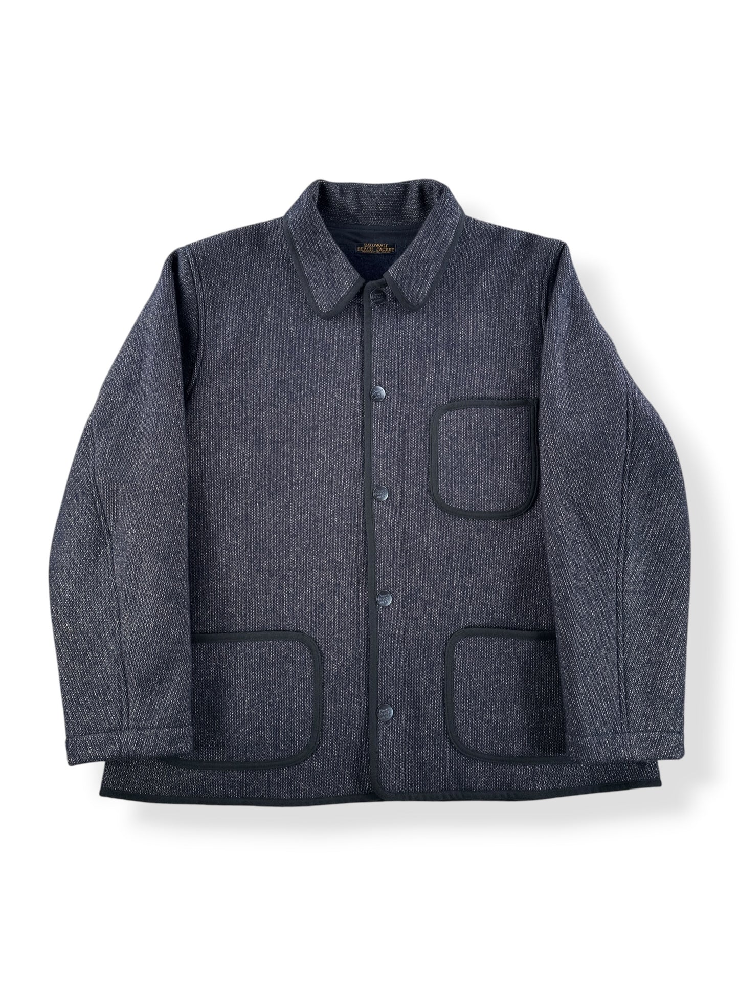 Front of Full Count Browns Beach Jacket SZ 46
