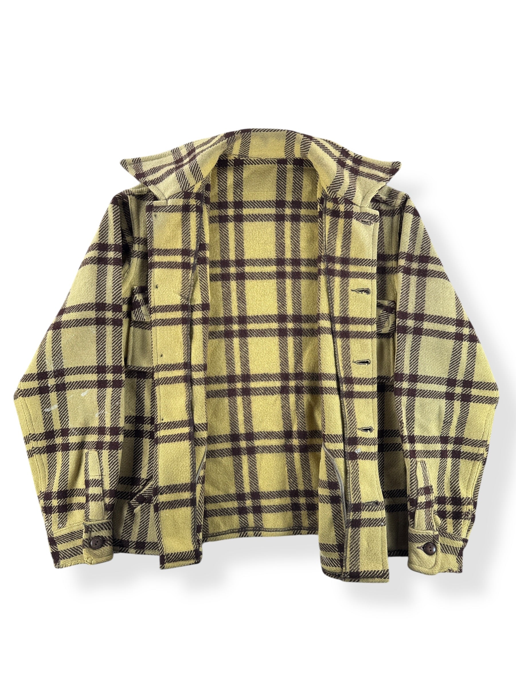 Inside of Vintage 40s Duluth Wool Cruiser Jacket SZ M