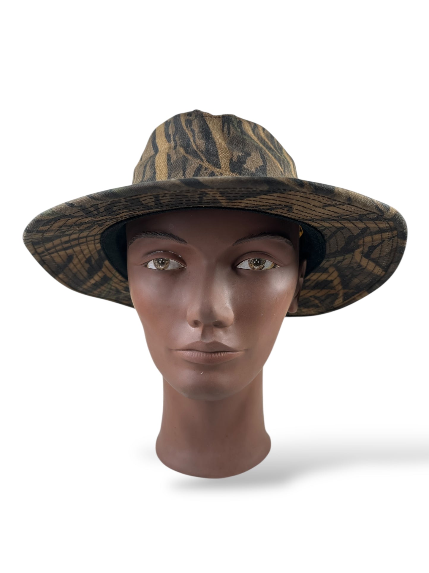 Front of Modern Filson Mossy Oak Tin Cloth Hat SZ L