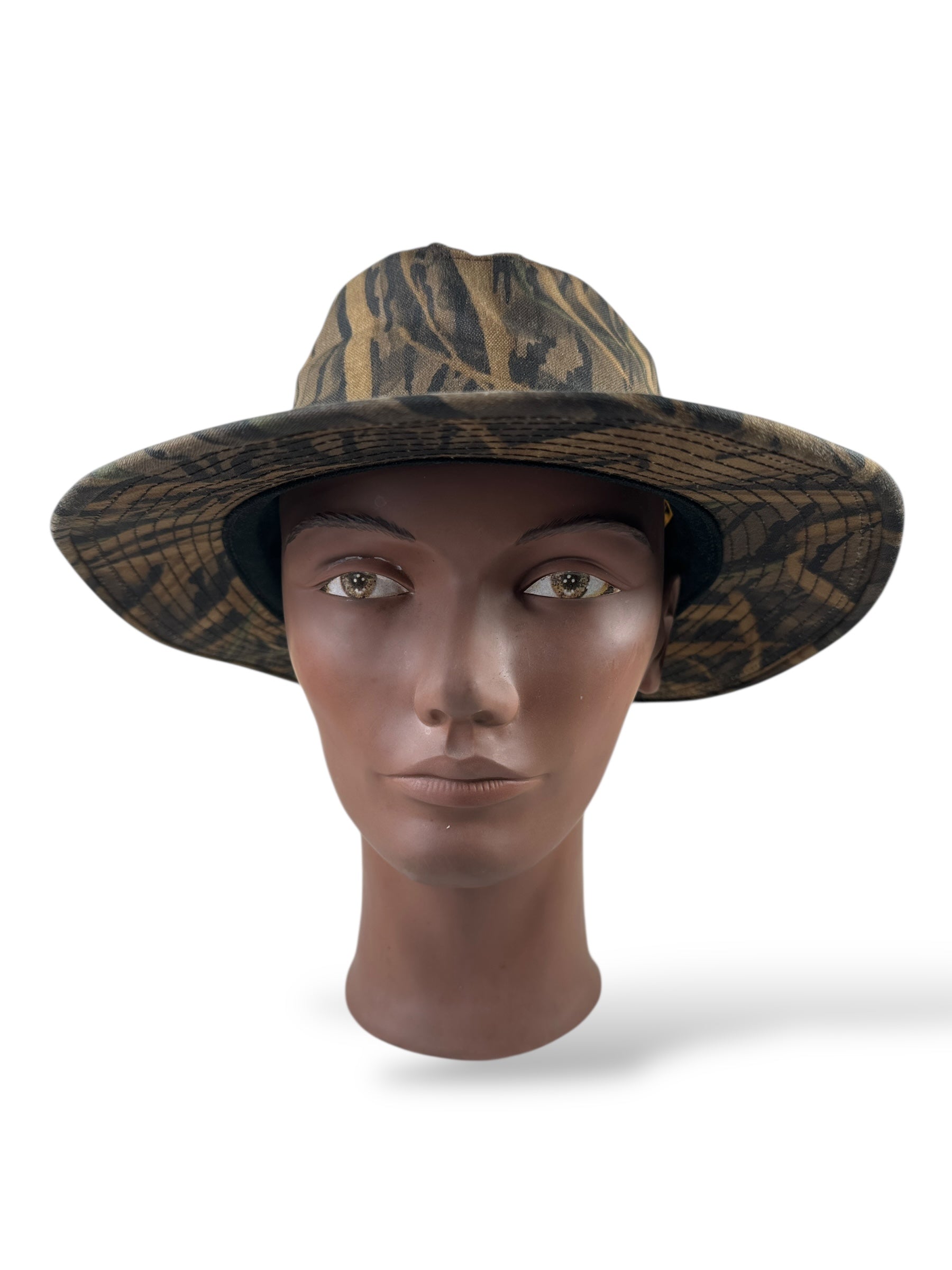 Front of Modern Filson Mossy Oak Tin Cloth Hat SZ L