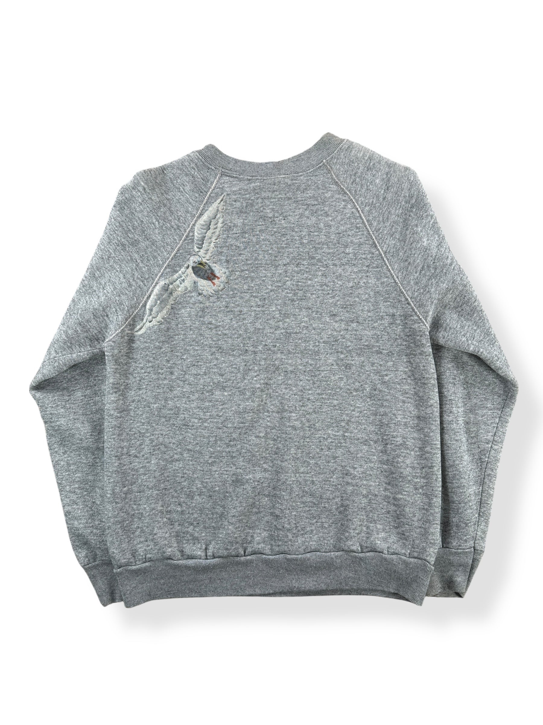 Back of Vintage Tultex Grey Seagull Crewneck SZ S