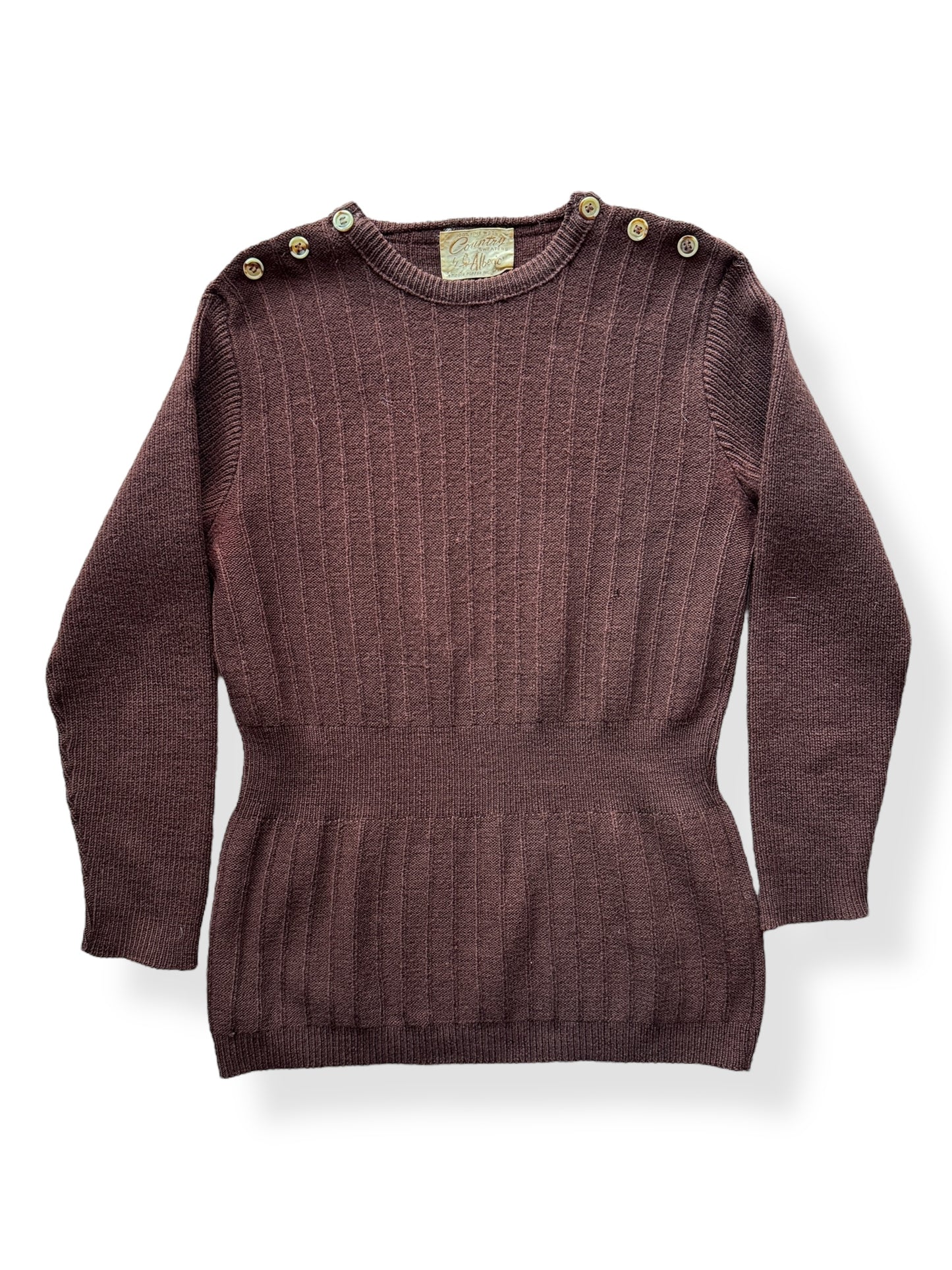 Front of Vintage Alberic Country Sweater SZ M