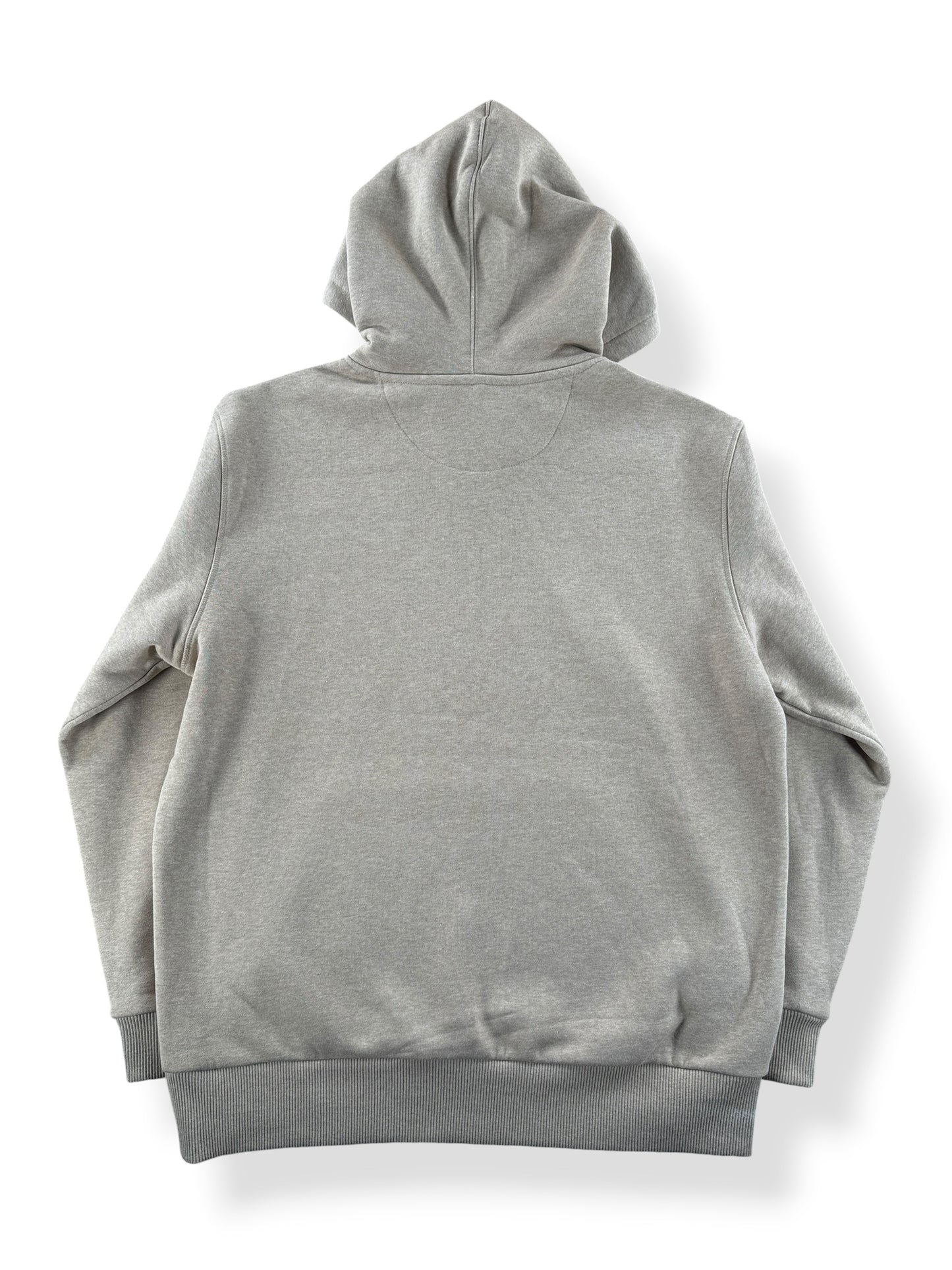 Back of Filson Oat Heather Prospector Hoodie SZ L