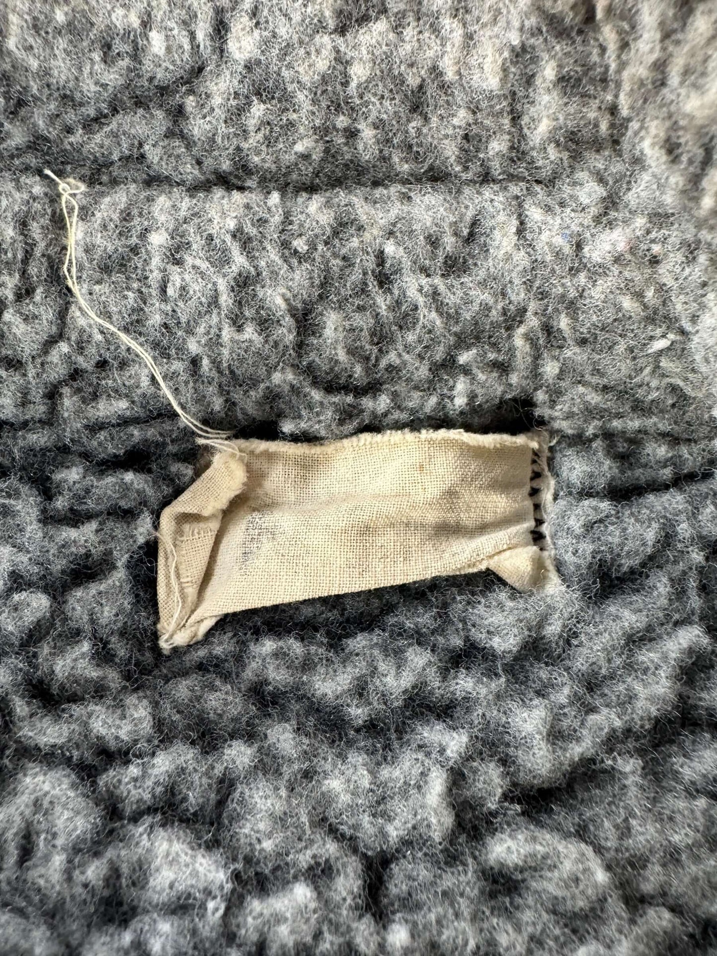 Label on Vintage Civilian N-1 SZ L