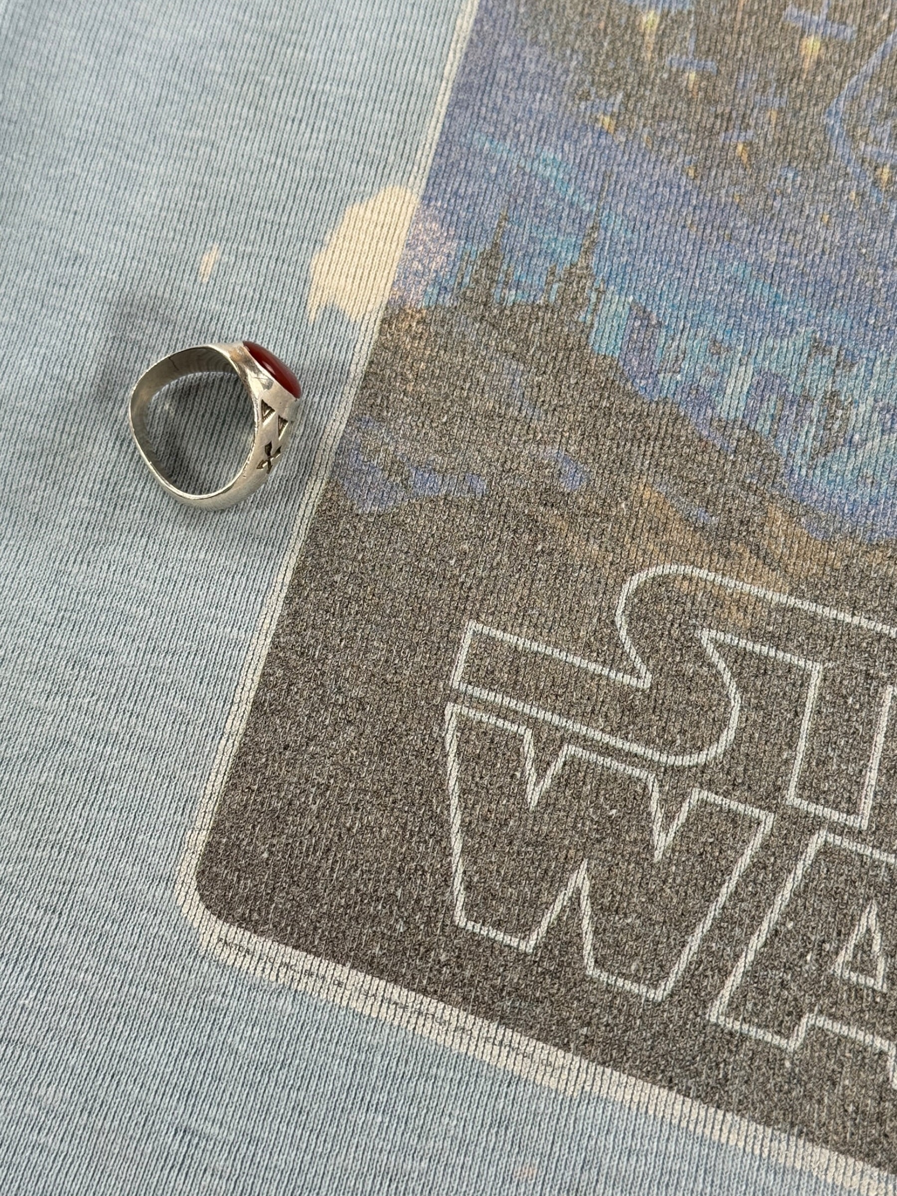 Bleach stain on Vintage Star Wars Baby Tee SZ XXS - AS IS