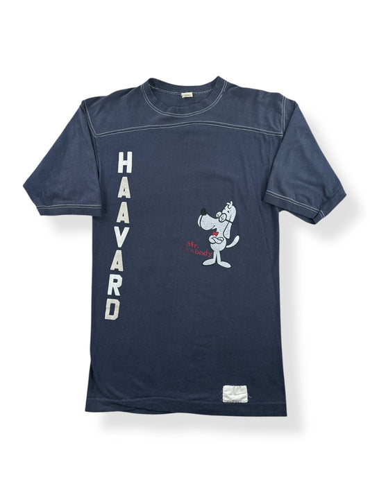 Front of Vintage Mr Peabody Haavard Jersey SZ S