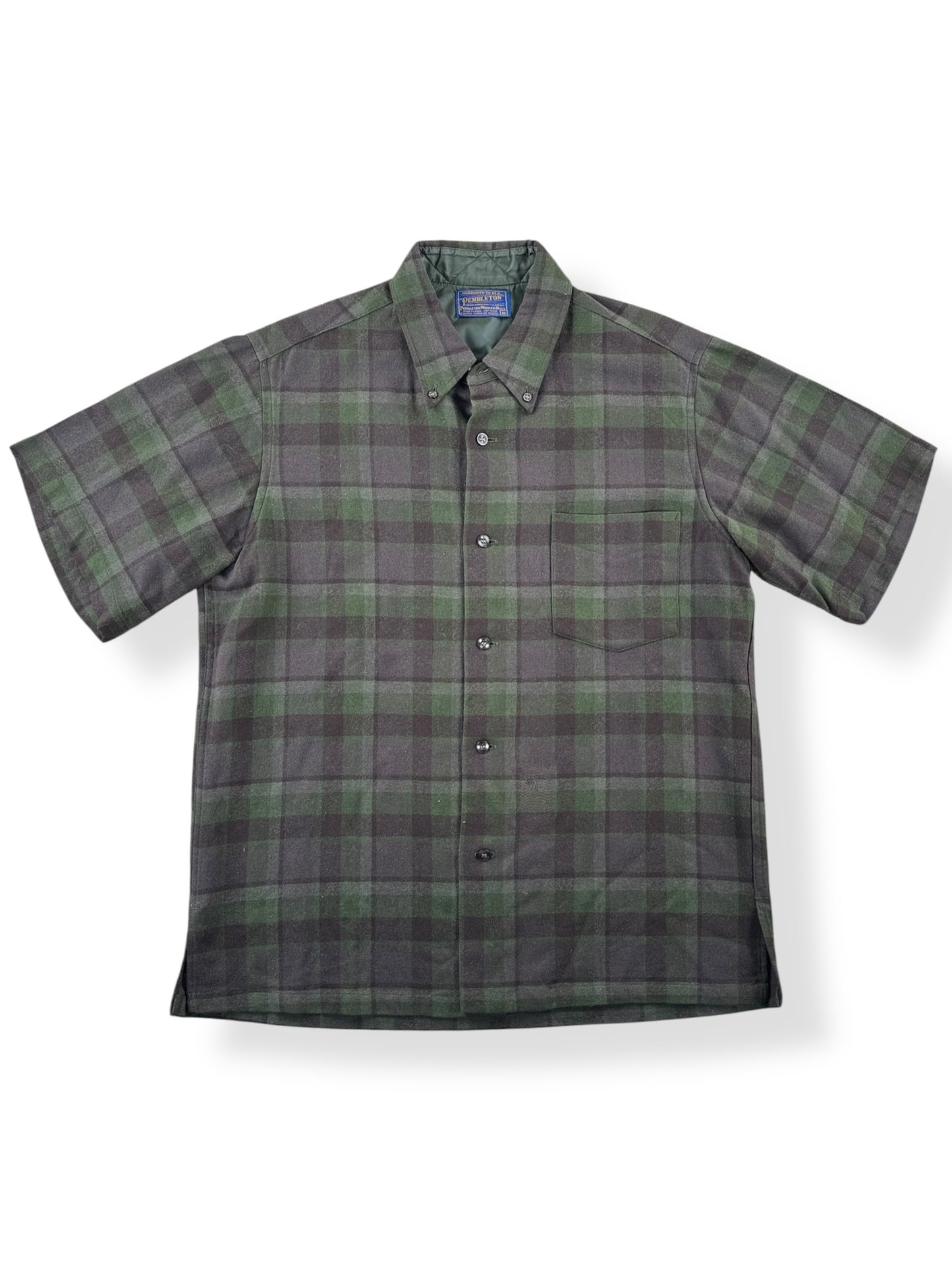 Front of Vintage Pendleton Short Sleeve Flannel SZ M