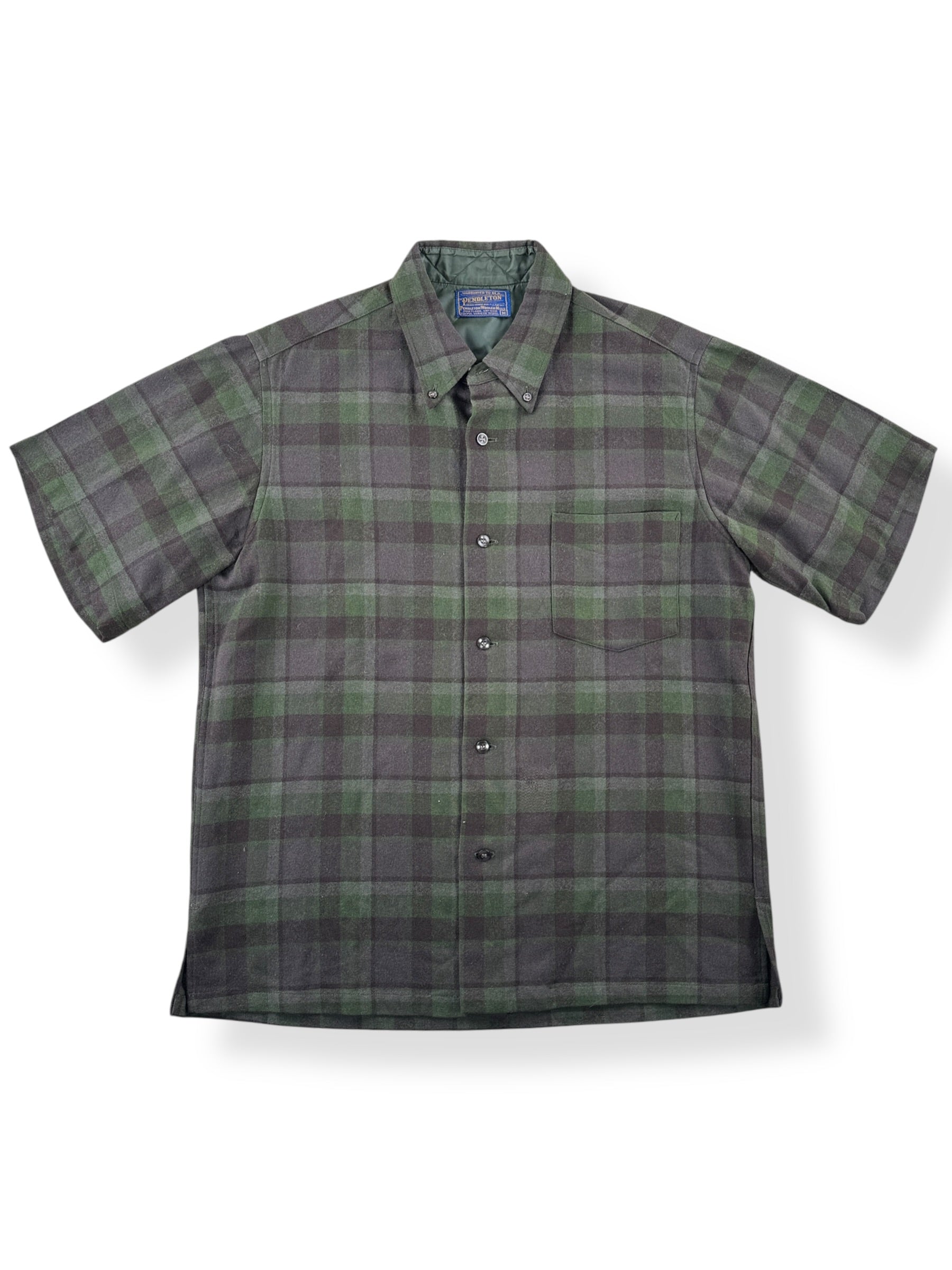 Front of Vintage Pendleton Short Sleeve Flannel SZ M