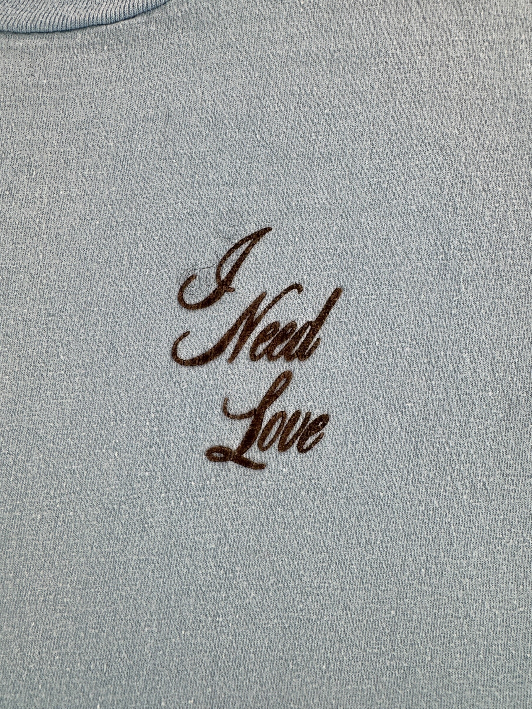Graphic of Vintage 1970s I Need Love Tee SZ M (Fits S)