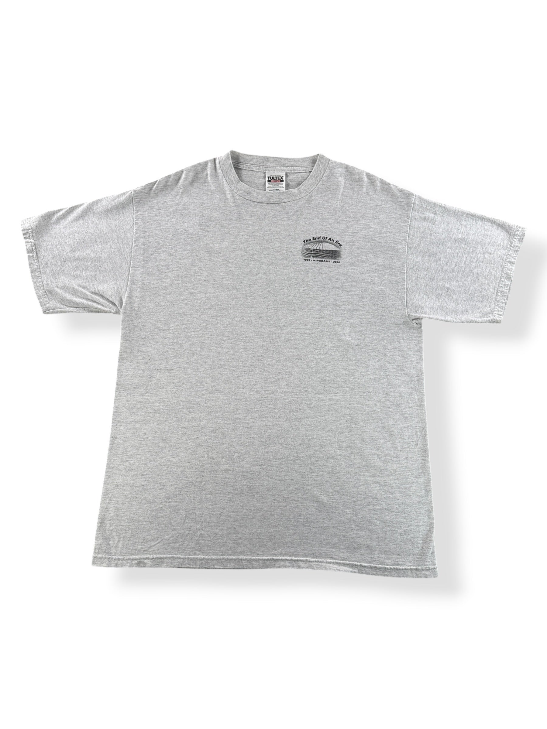 Front of Vintage Seattle Kingdome End Of An Era Tee SZ XL