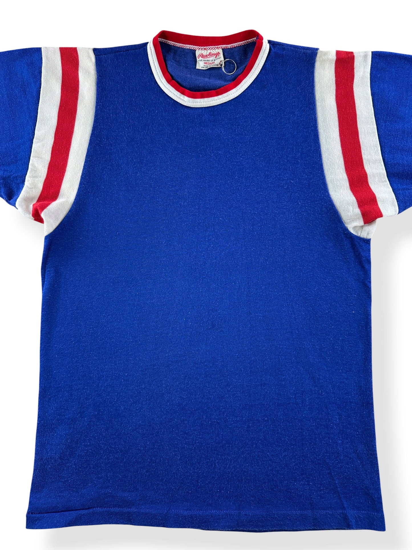 Front Close Up of Vintage Rawlings Durene Jersey SZ M (Fits S)