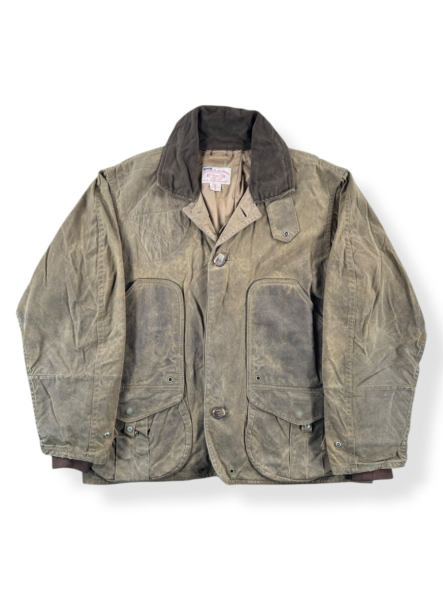 Front of Filson Waterfowl Upland Coat SZ S