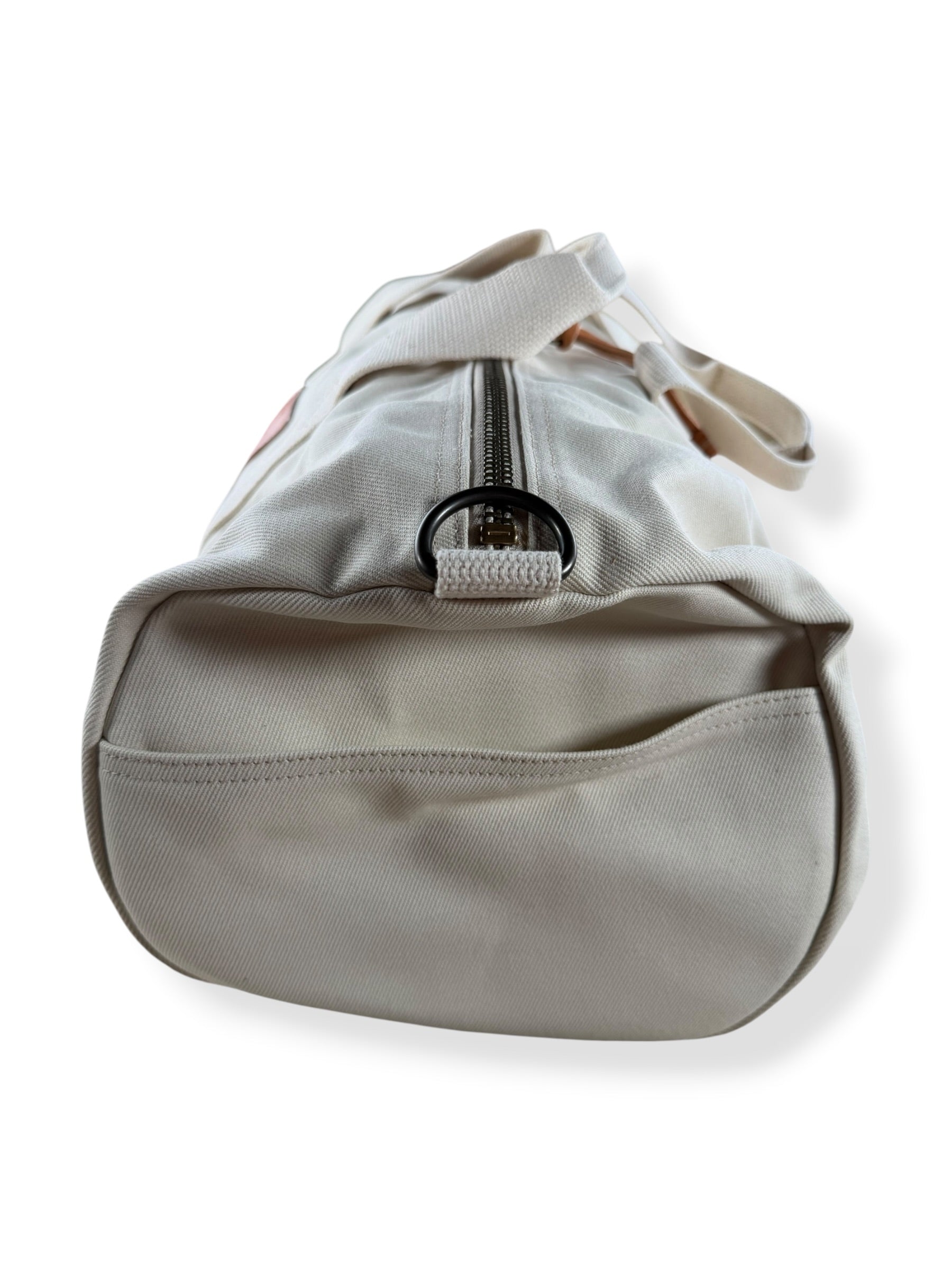 Side View of 2022 Filson Workshop Barrel Duffel 666/100
