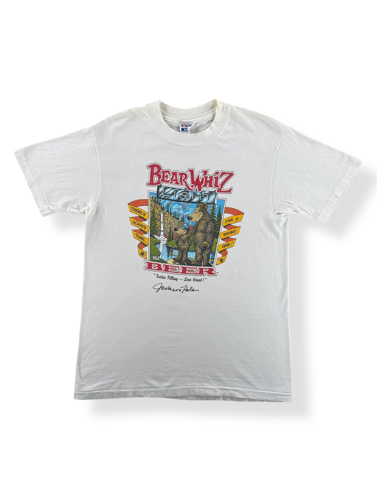 Front of Vintage Bear Whiz Light Tee SZ M (Fits S)