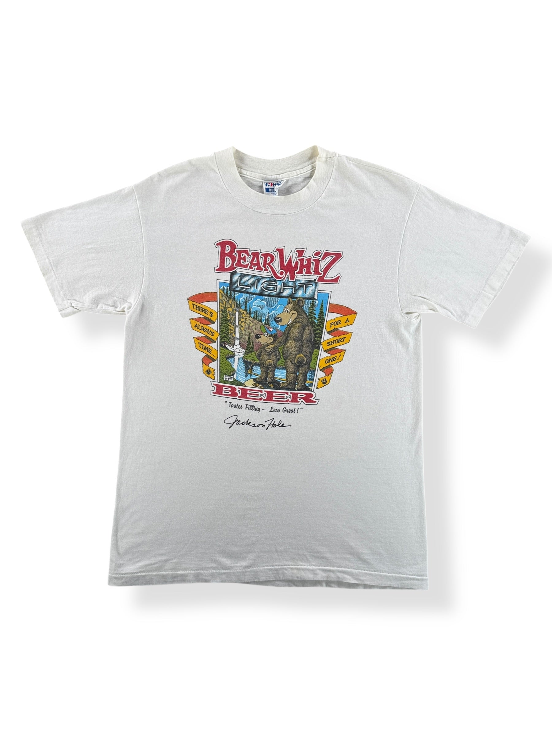 Front of Vintage Bear Whiz Light Tee SZ M (Fits S)