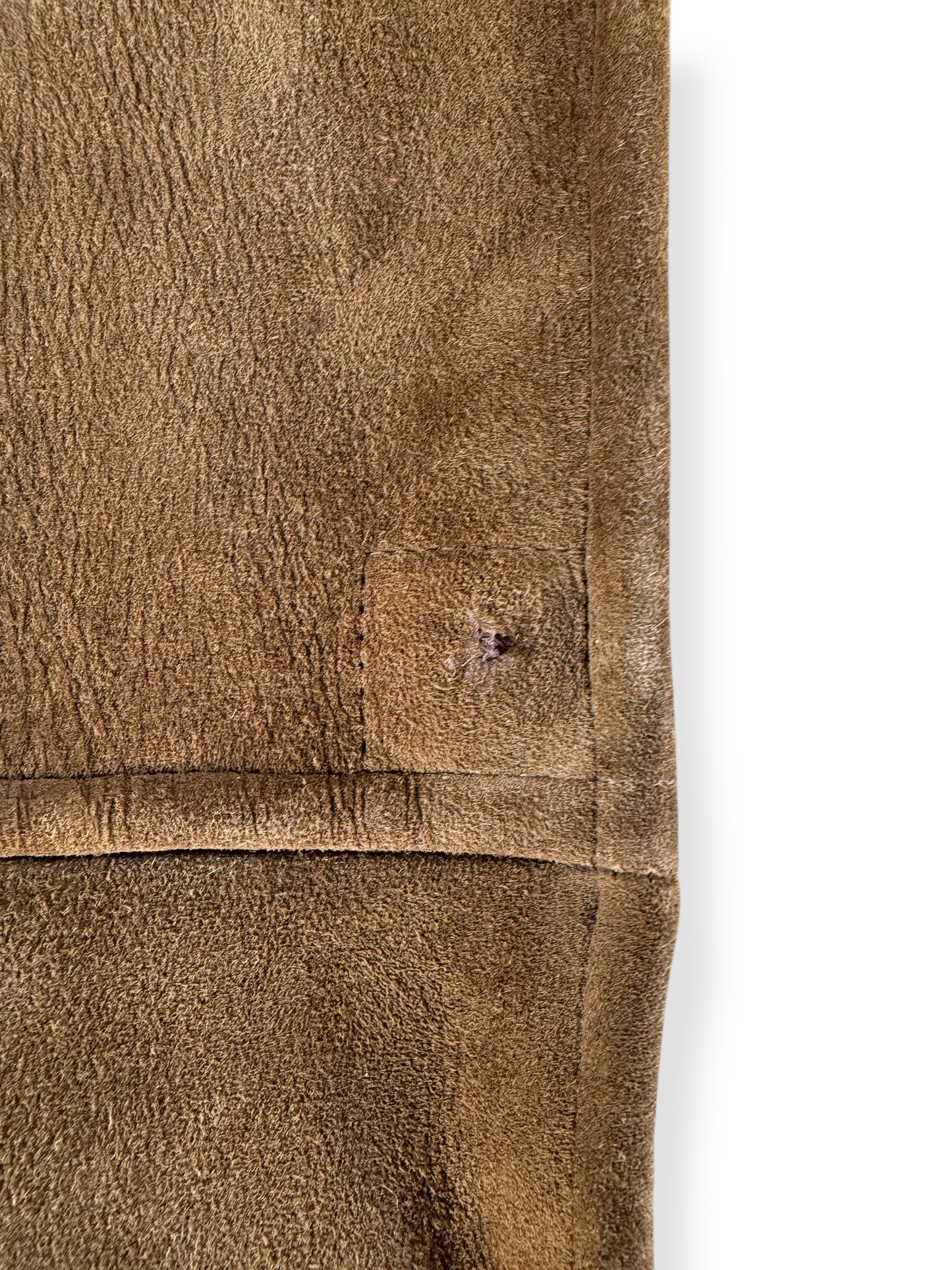 Missing Button on Vintage Wicking Shearling Jacket SZ 36