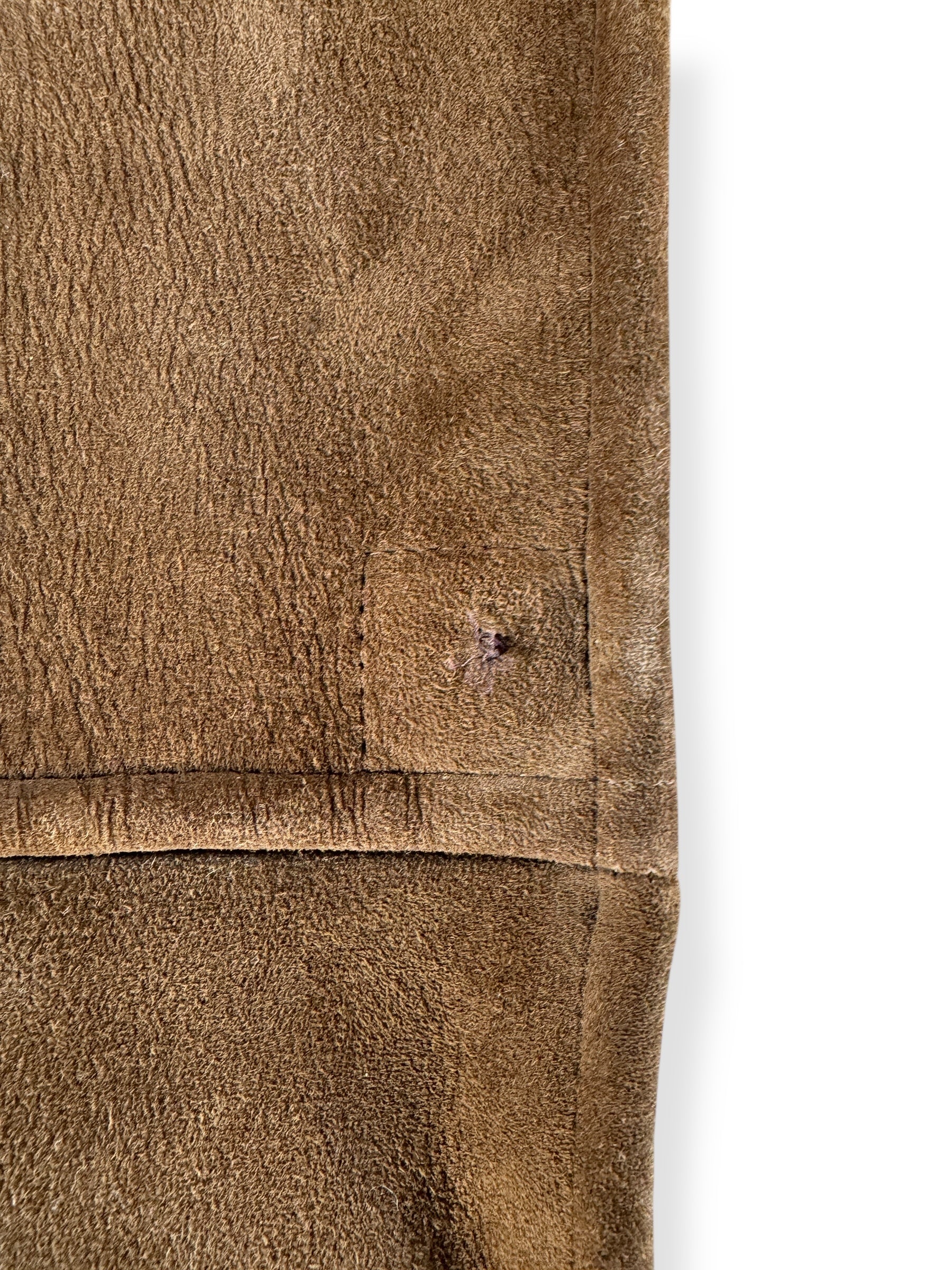 Missing Button on Vintage Wicking Shearling Jacket SZ 36