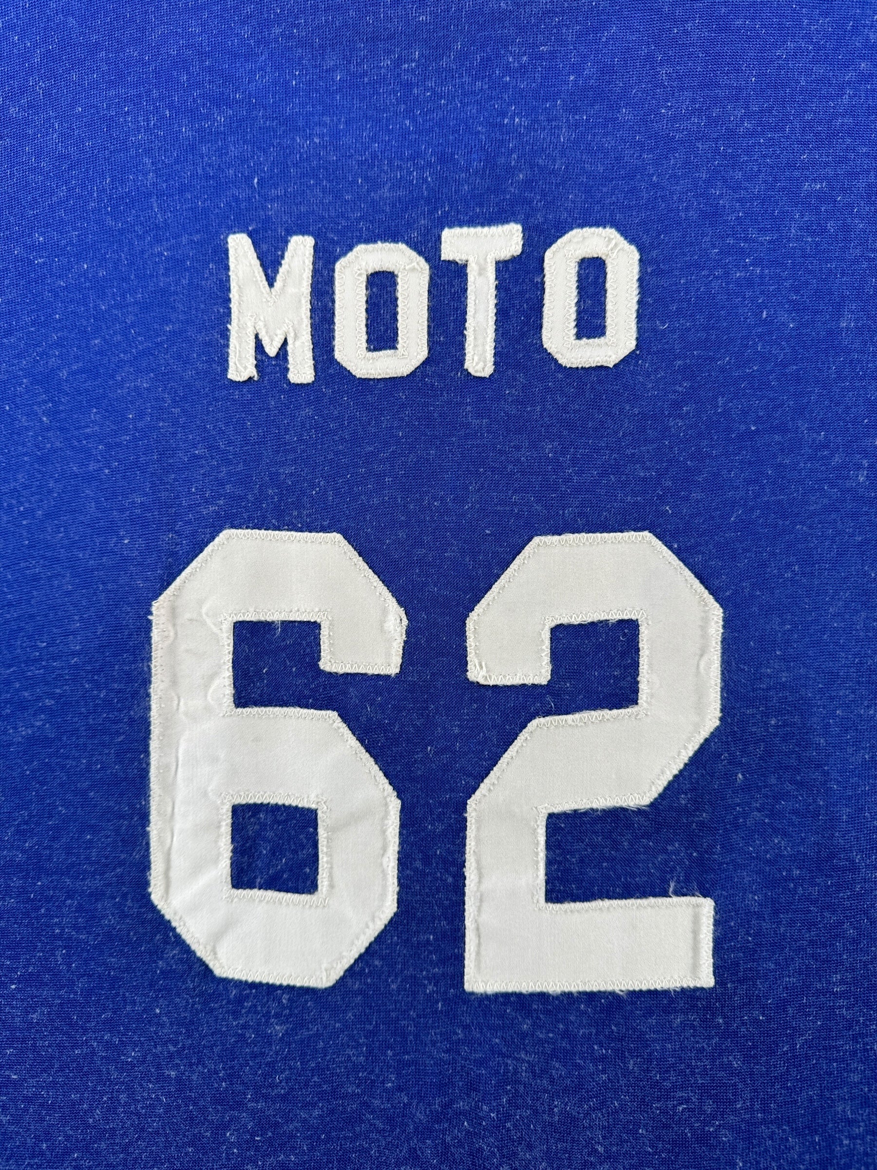 Back of Vintage Acacia Moto Durene Jersey SZ M