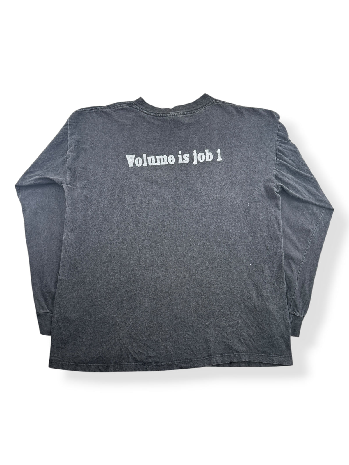 Back of Vintage 90s Fluid Volume Is Job 1 Tee SZ XL