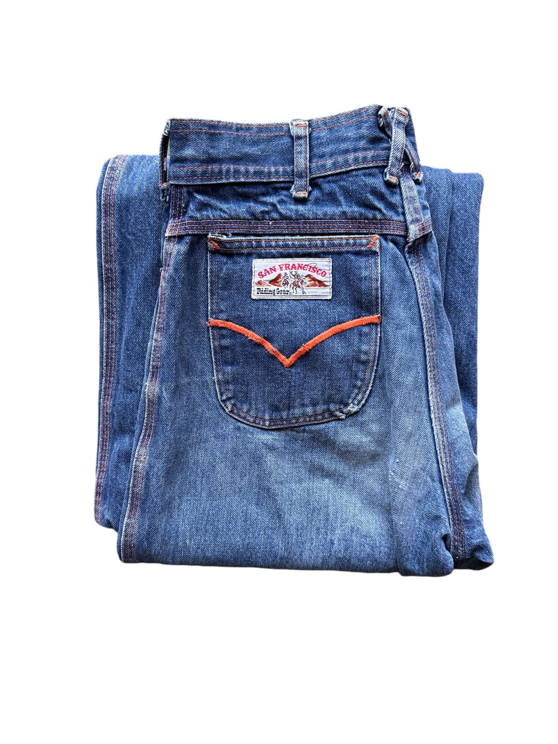 gongshow gear jeans Vintage 70s San Francisco Riding Gear Wide Leg Jeans W28 – The Barn Owl Vintage Goods