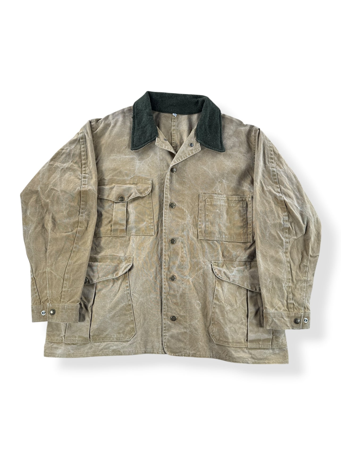 Front of Vintage Filson Style 64 Tin Cloth Jacket SZ 44