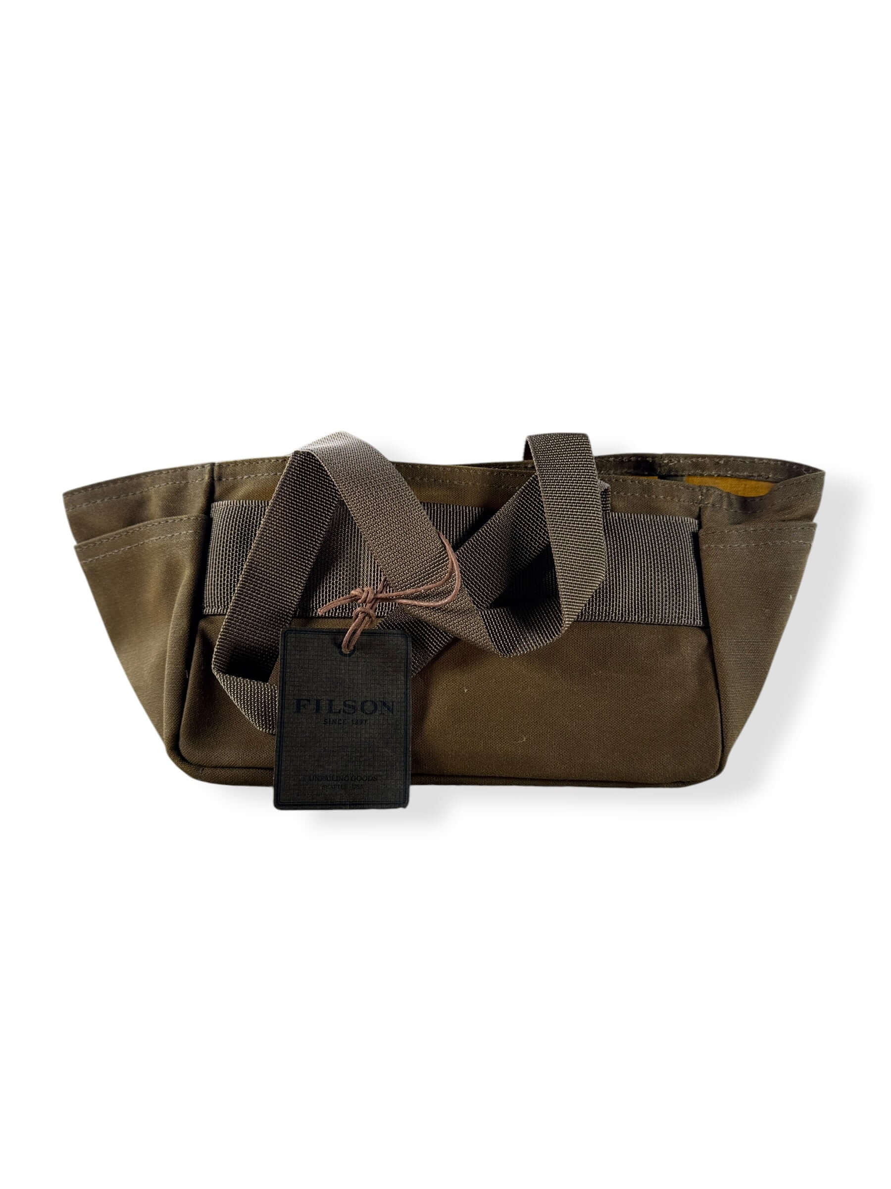 Back of Filson Shot Shell Bag NWT