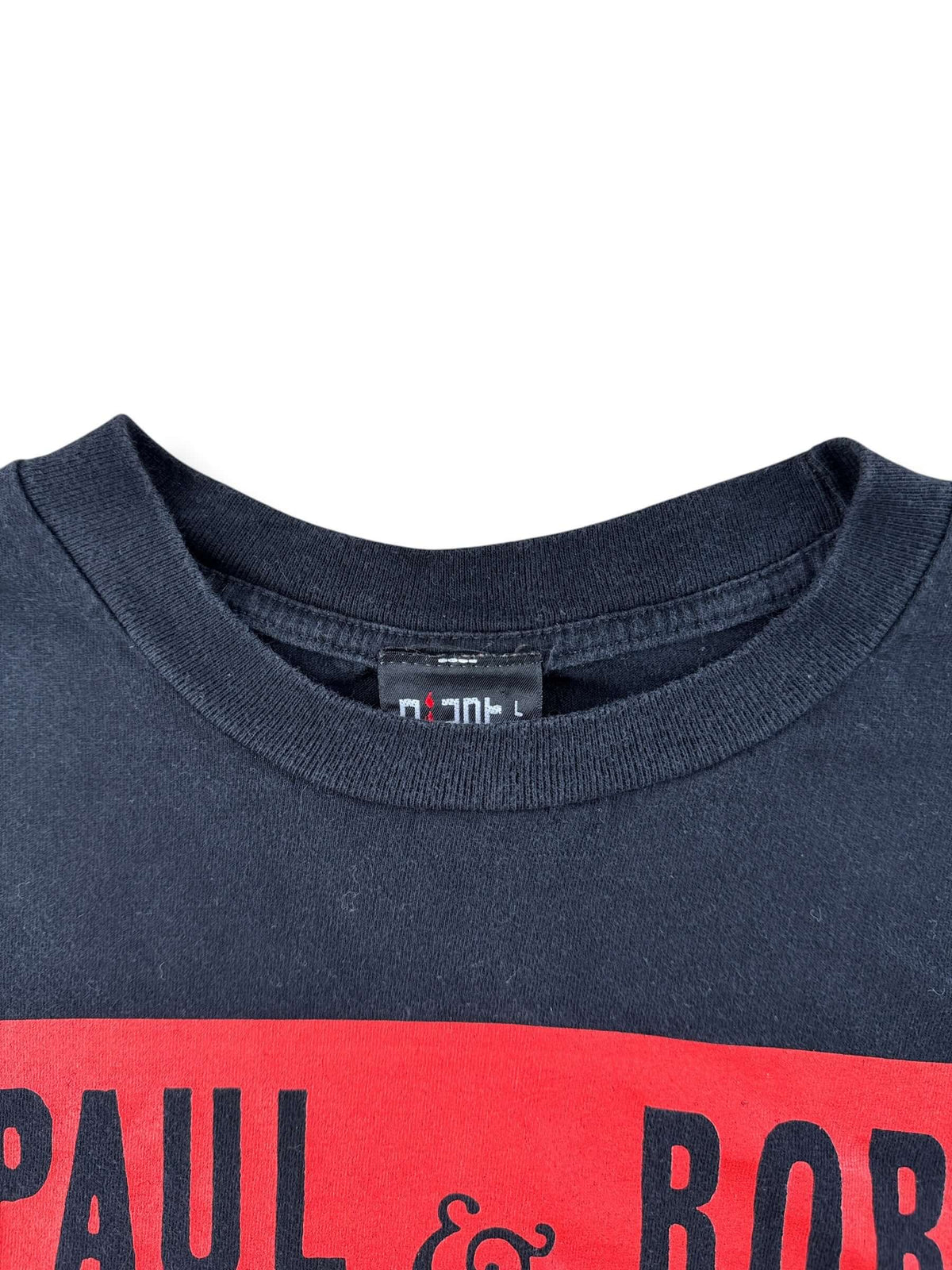 Collar on Vintage Bob Dylan Paul Simon 1999 Tour Tee SZ L