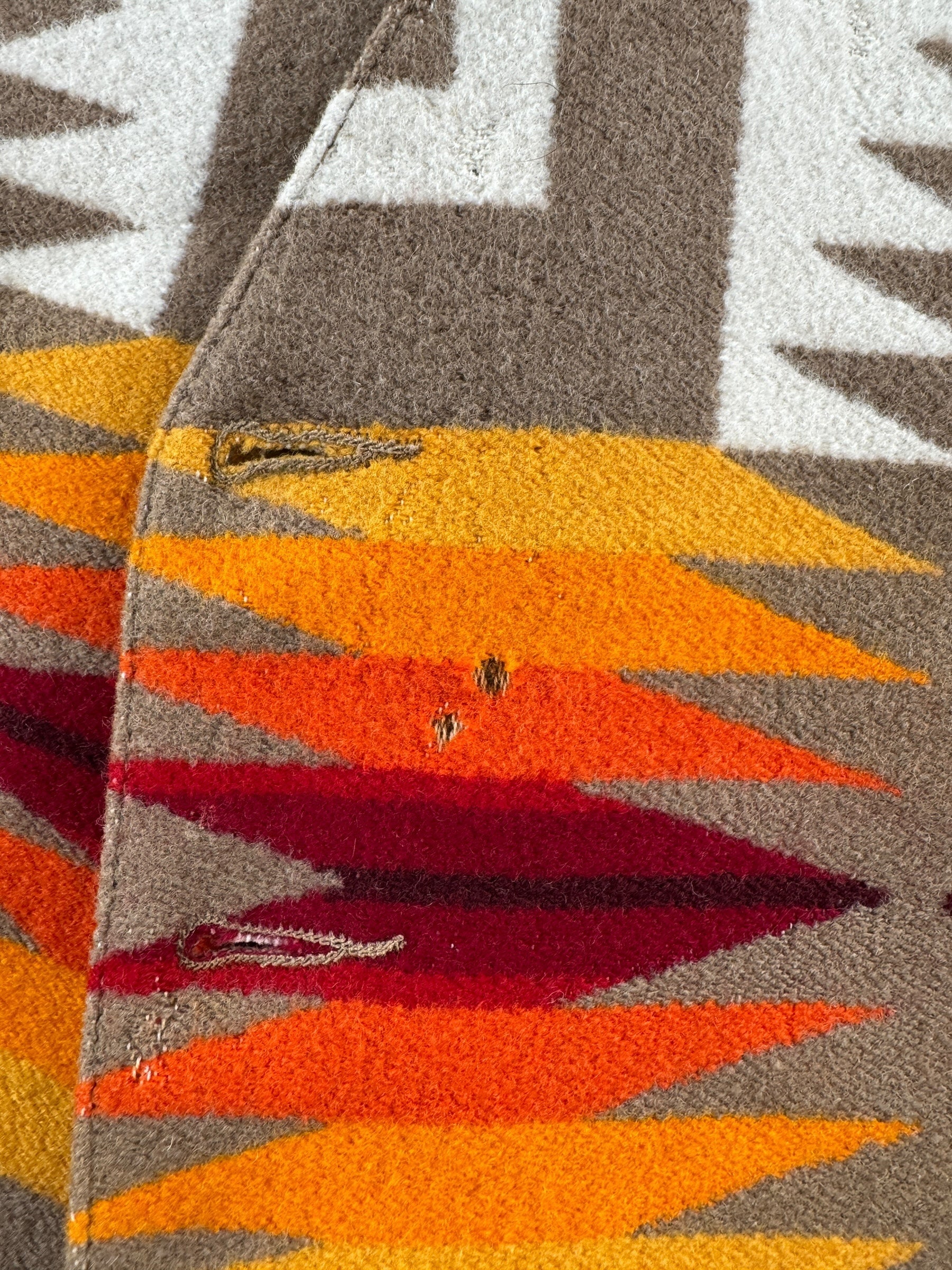 Damage on Vintage Pendleton High Grade Western Wear Vest AS IS SZ XL