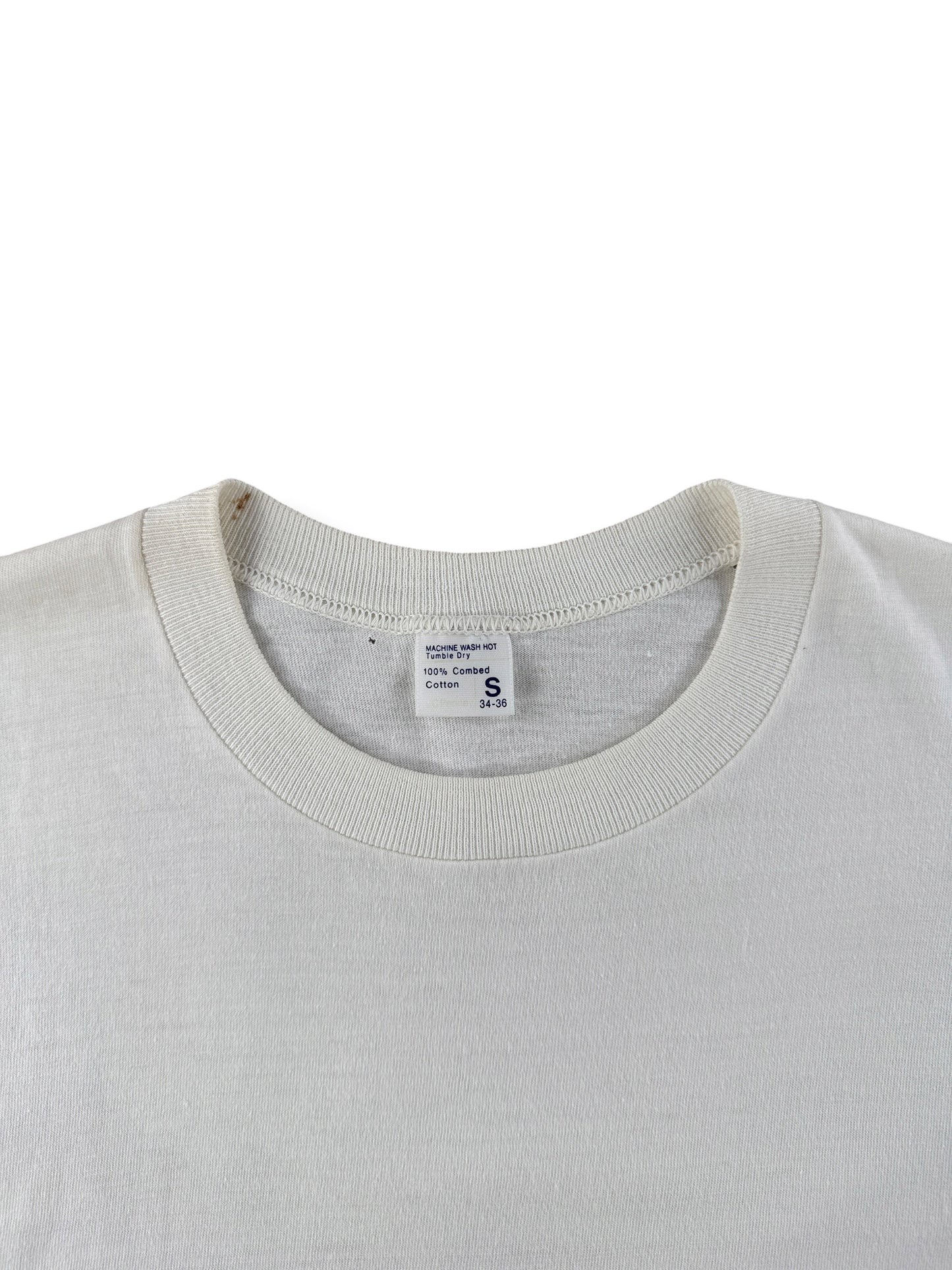 Collar on Vintage 60s Bob Hering Racing Tee SZ S