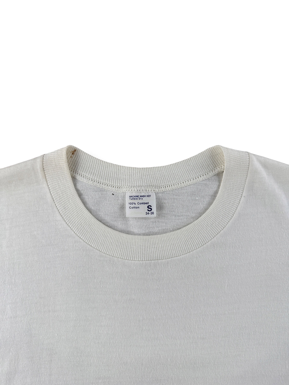 Collar on Vintage 60s Bob Hering Racing Tee SZ S
