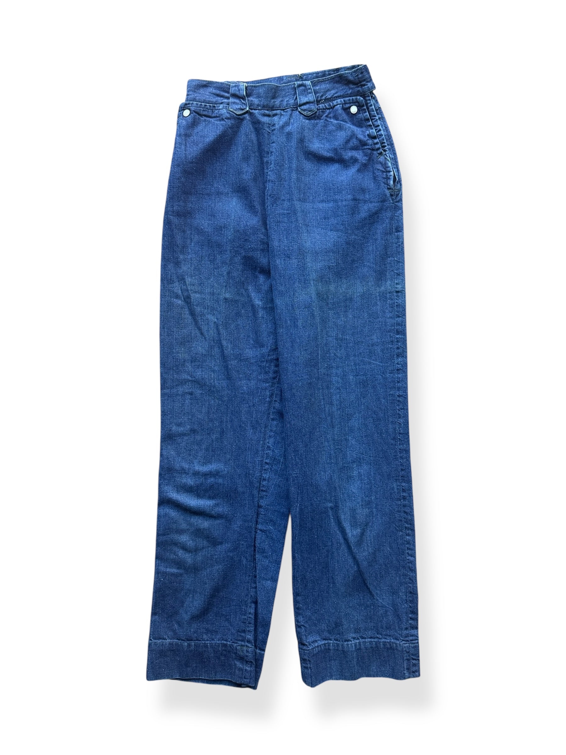 Front of Vintage Denim Lee Frontier Lady Side Zips W24