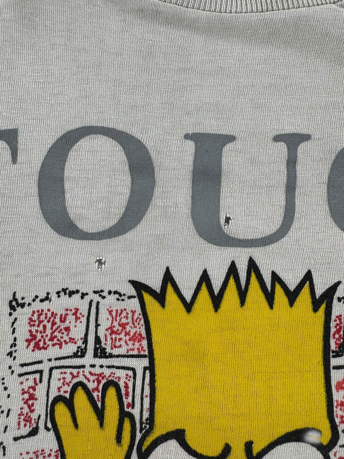 Hole on Vintage Can't Touch This Bart Tee SZ L - AS IS