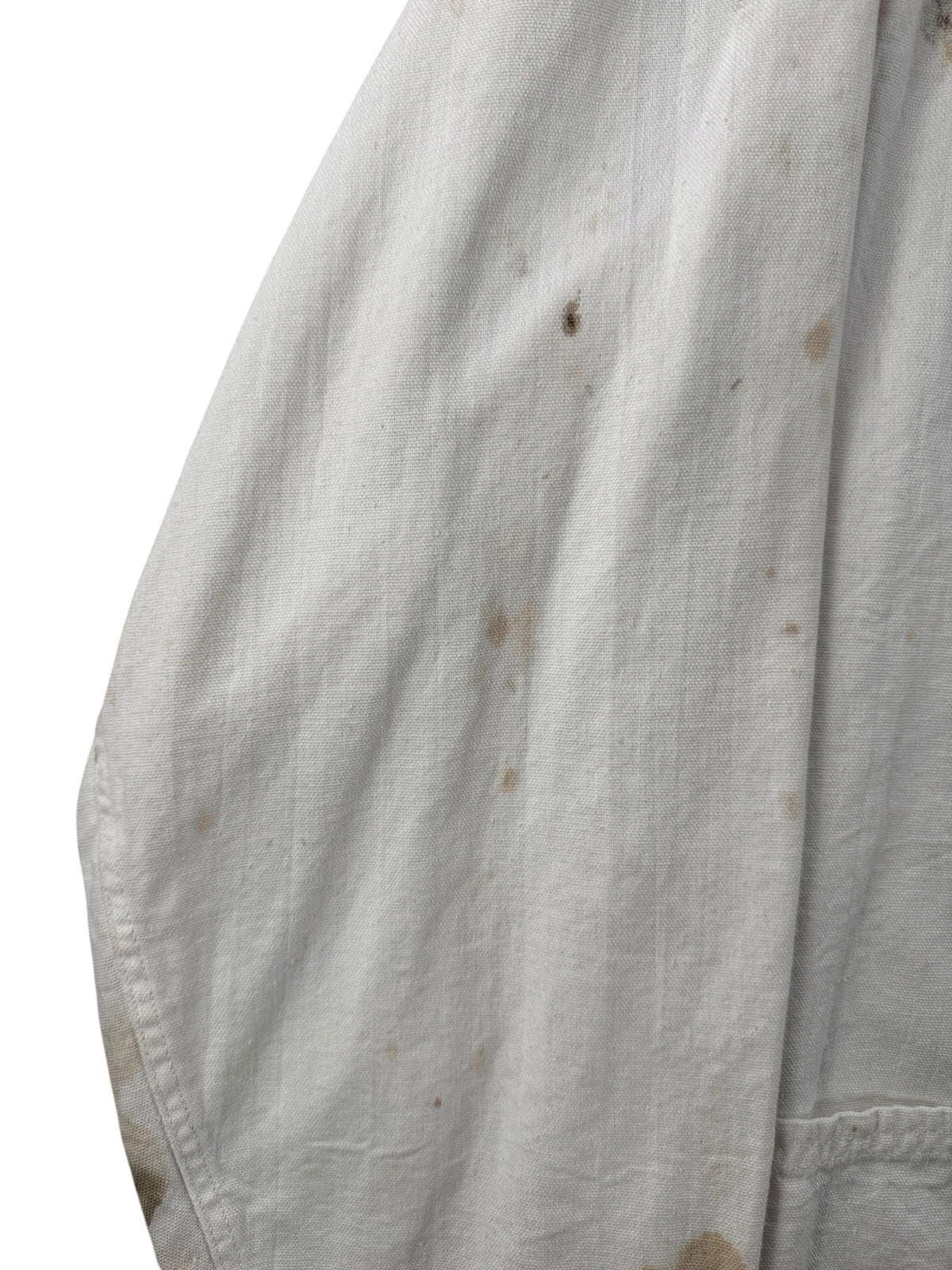 Stains on Vintage Standard Linen Co Shop Coat SZ 46