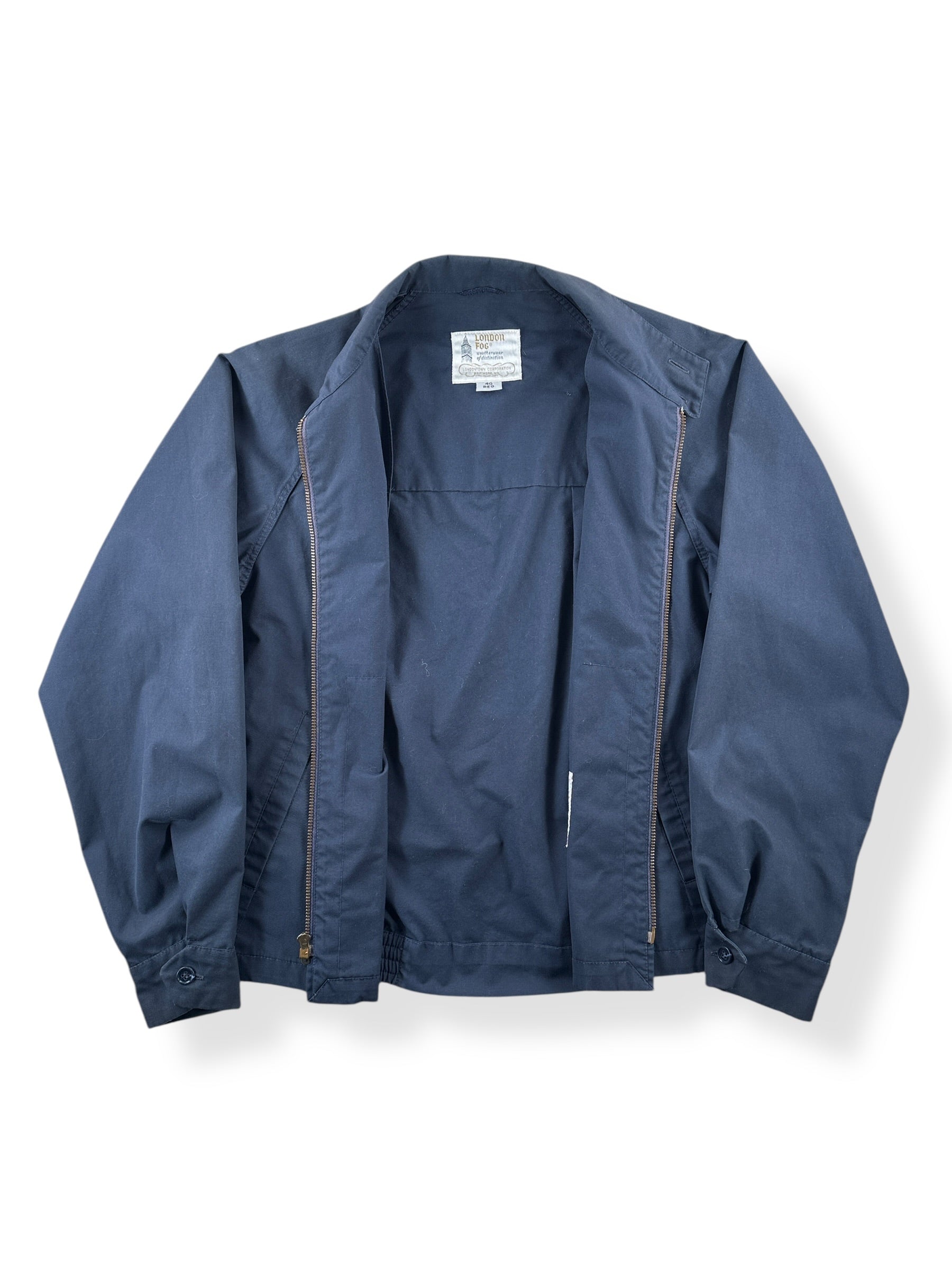Inside of Vintage London Fog Harrington Jacket SZ 40