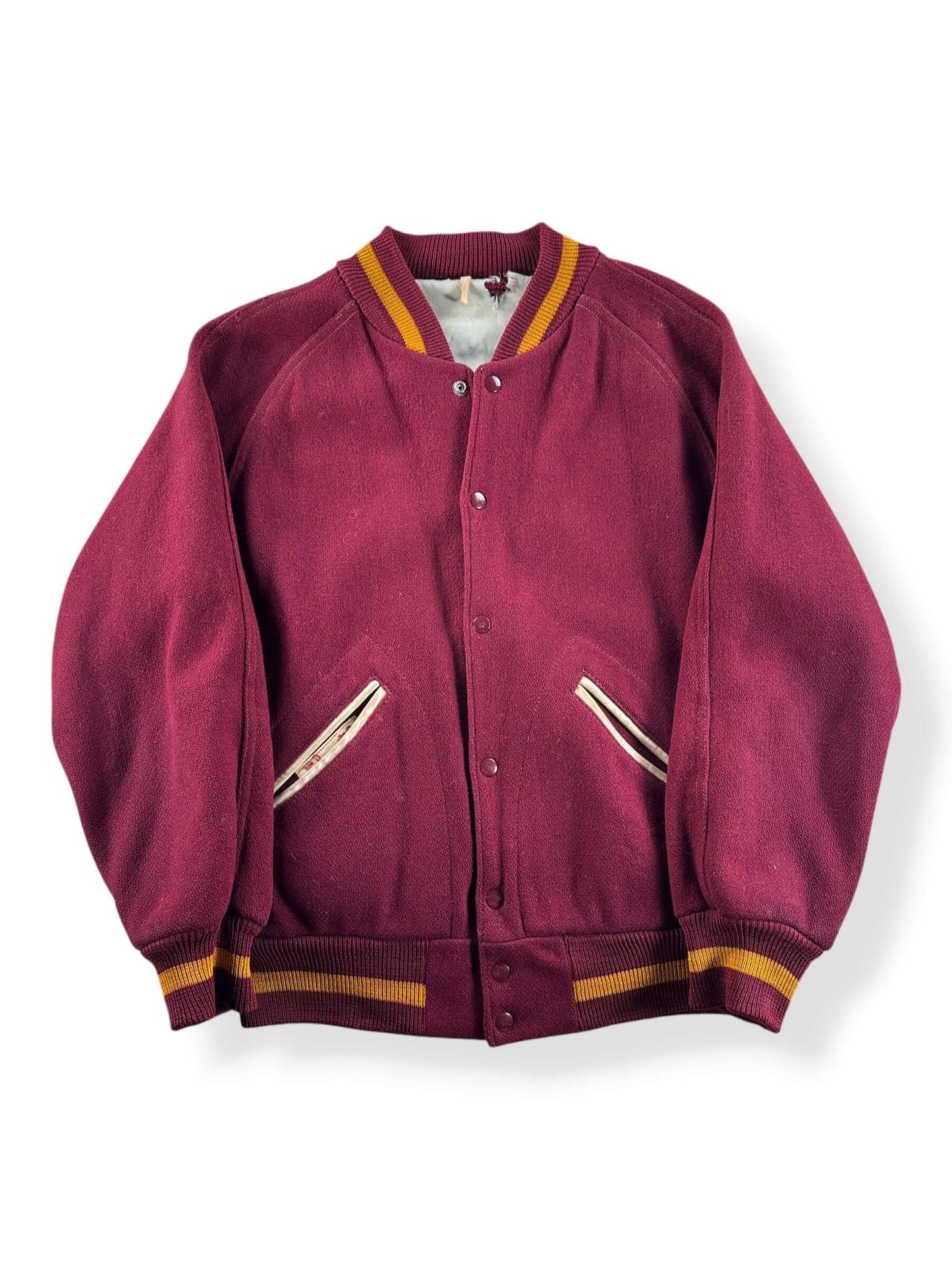 Front of Vintage Plain Jane Varsity Jacket SZ L