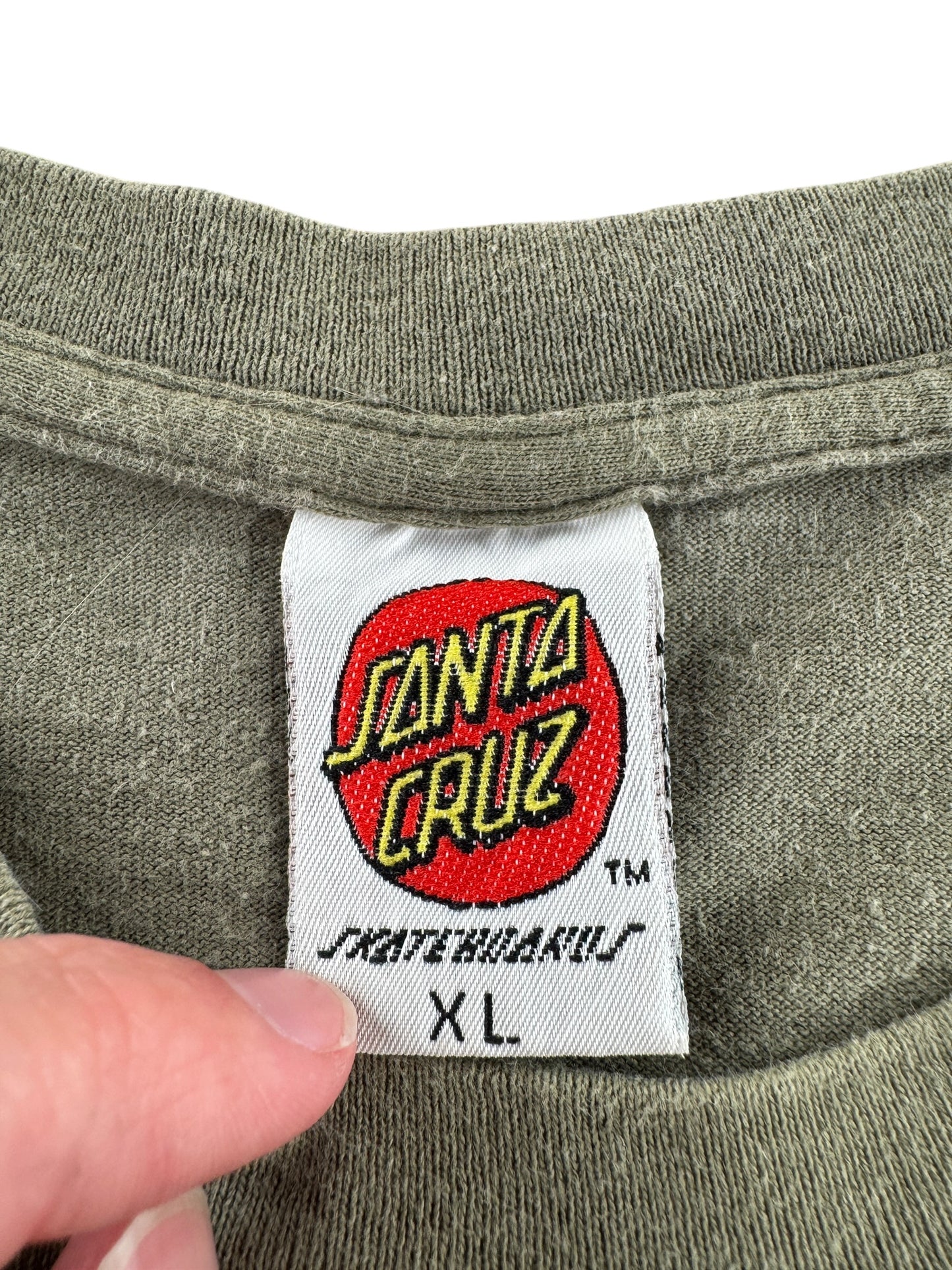 Tag on Vintage Santa Cruz Alan Peterson Santa Monica Airlines Tee SZ XL