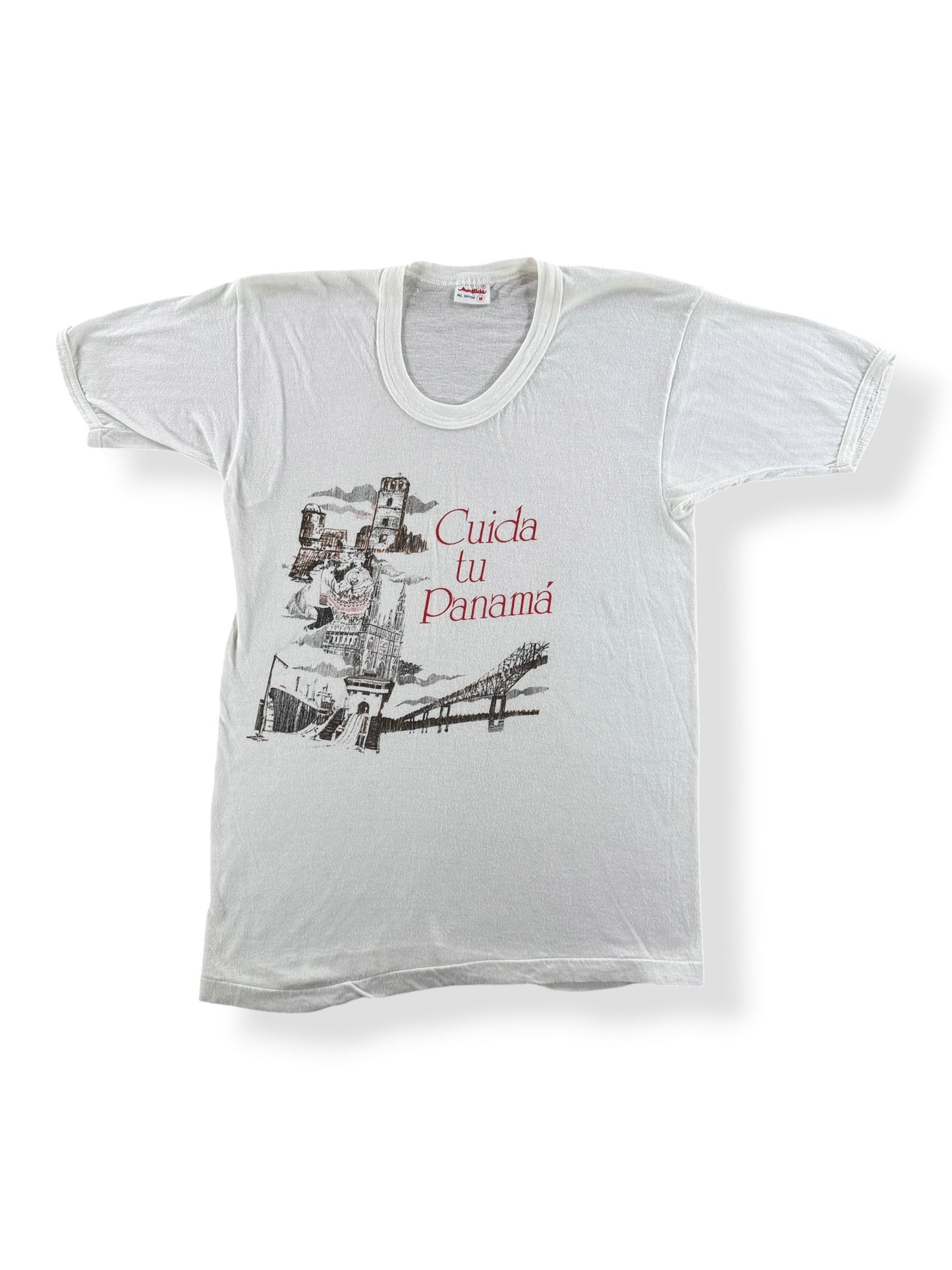 Front of Vintage Panama City Tee SZ M (Fits XS)