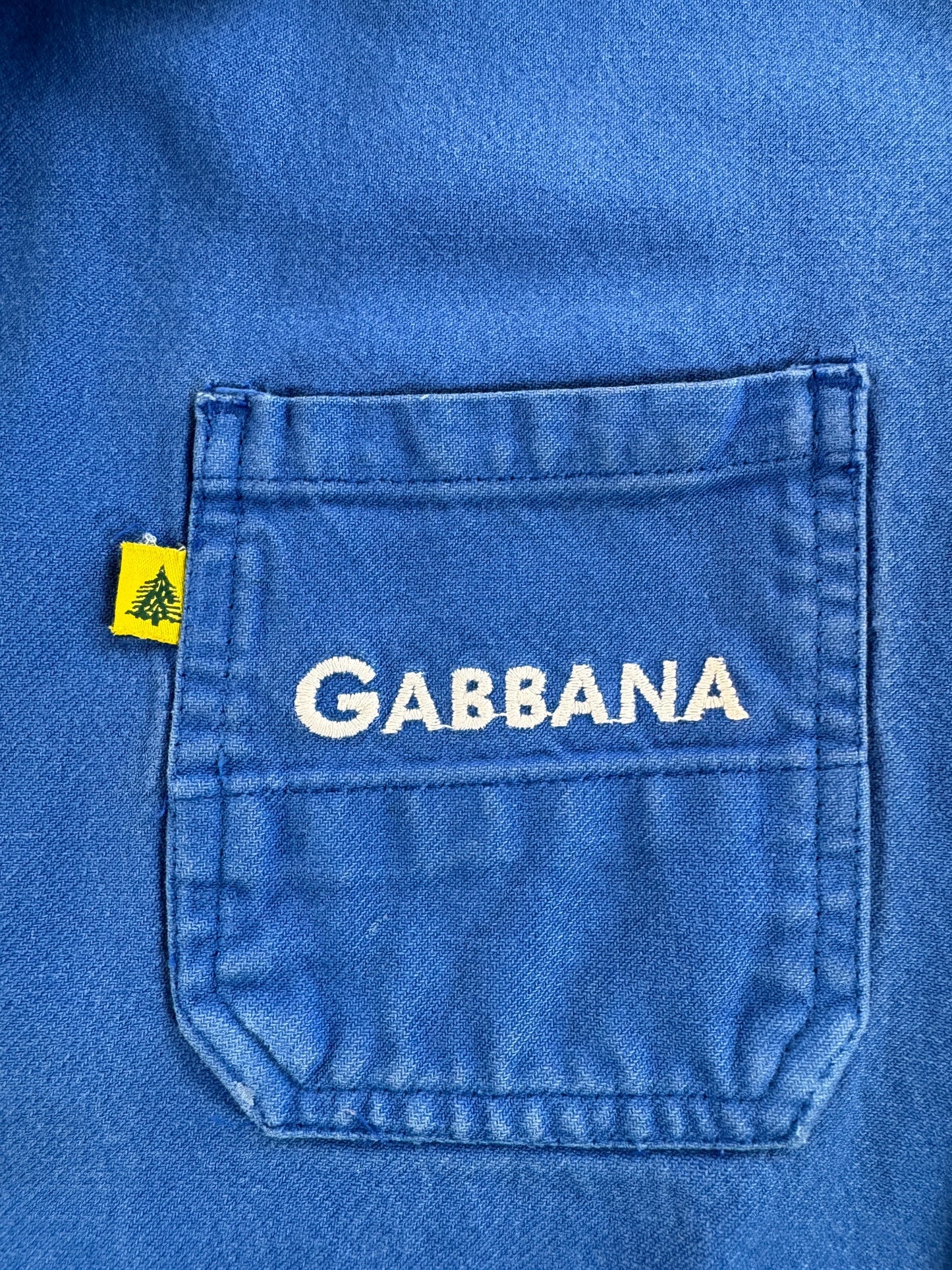 Pocket on Vintage "Gabbana" French Chore Coat SZ L